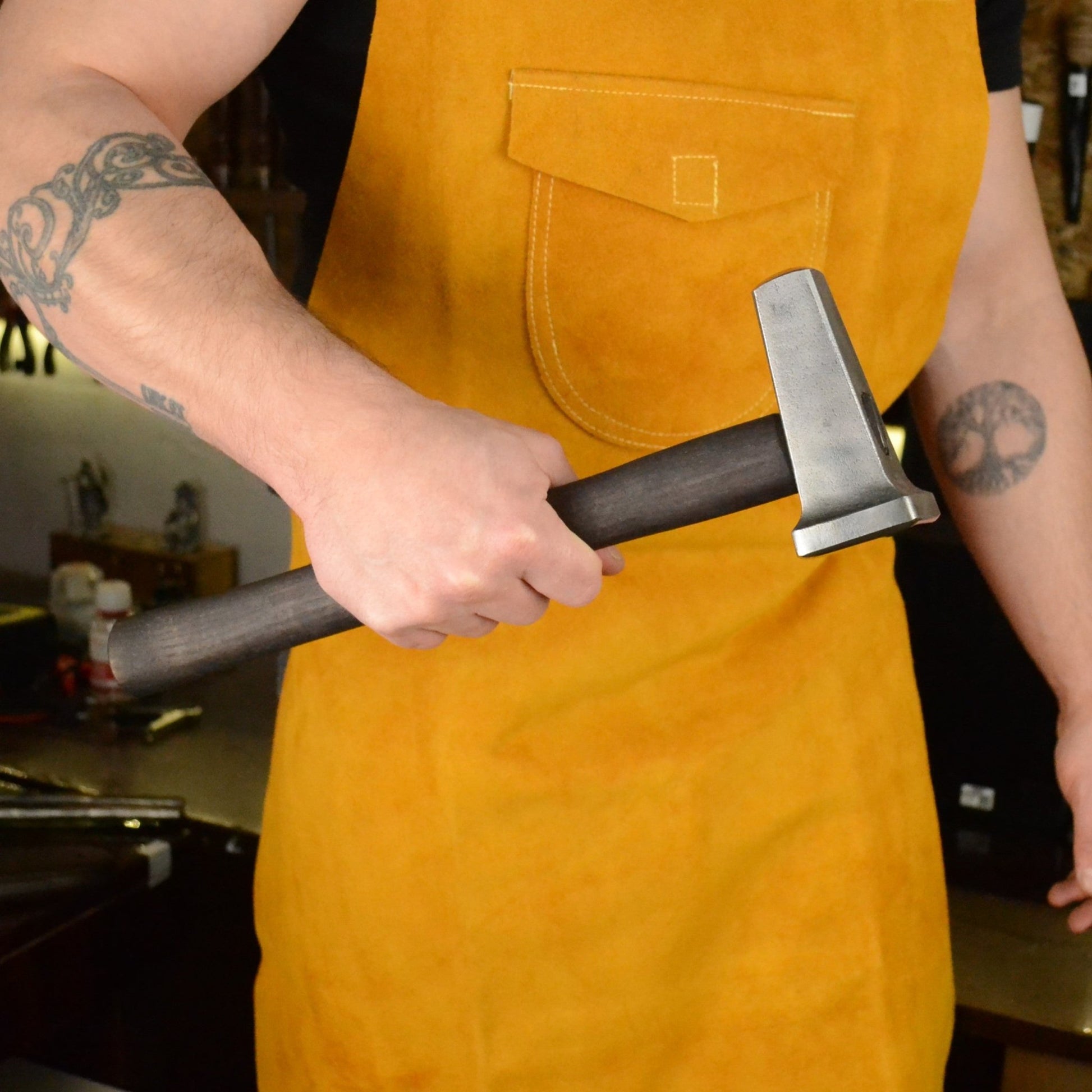 Blacksmith Hammer (Flatter) 2.5lbs – Precision Tool for Professional Forging - StrictBlacksmith