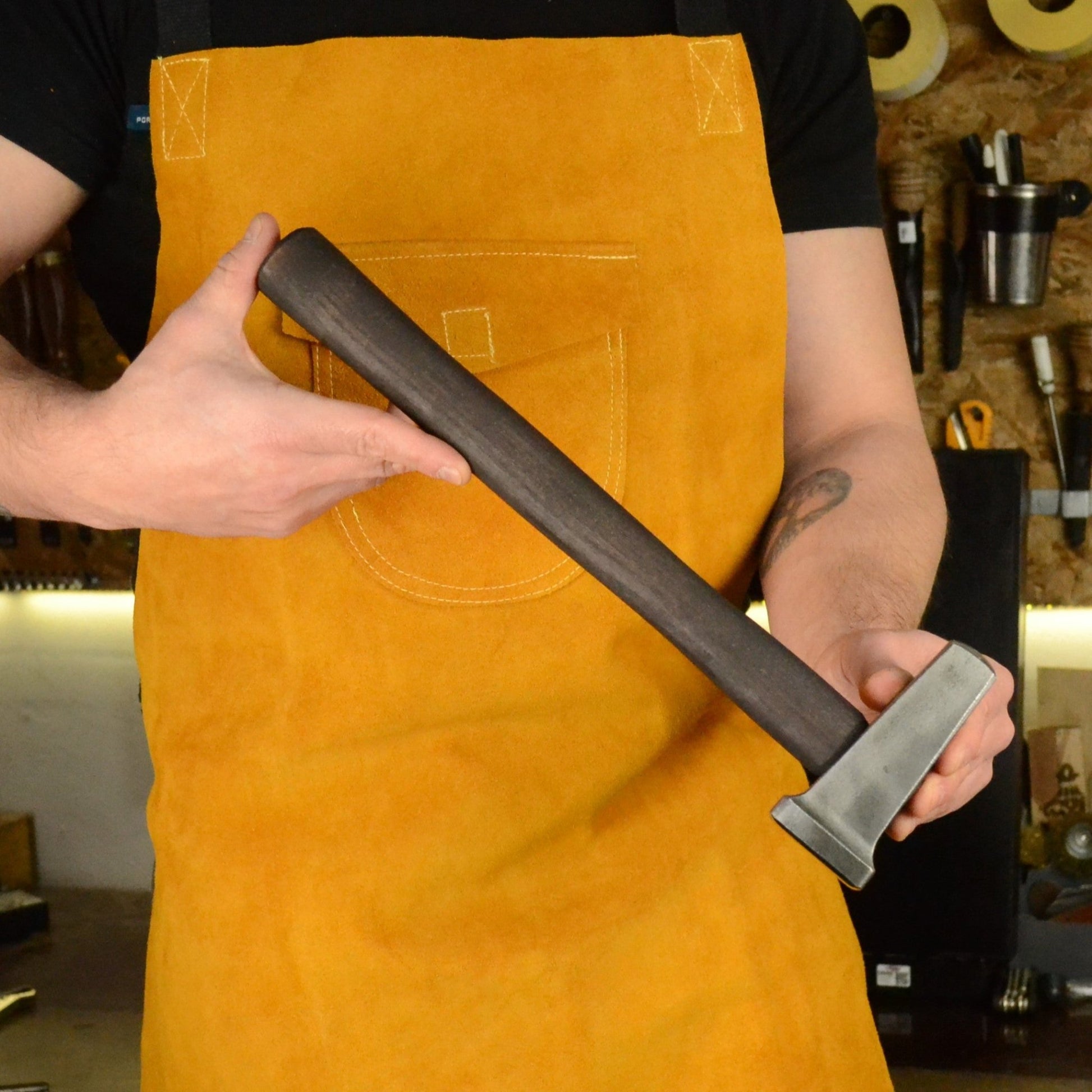 Blacksmith Hammer (Flatter) 2.5lbs – Precision Tool for Professional Forging - StrictBlacksmith
