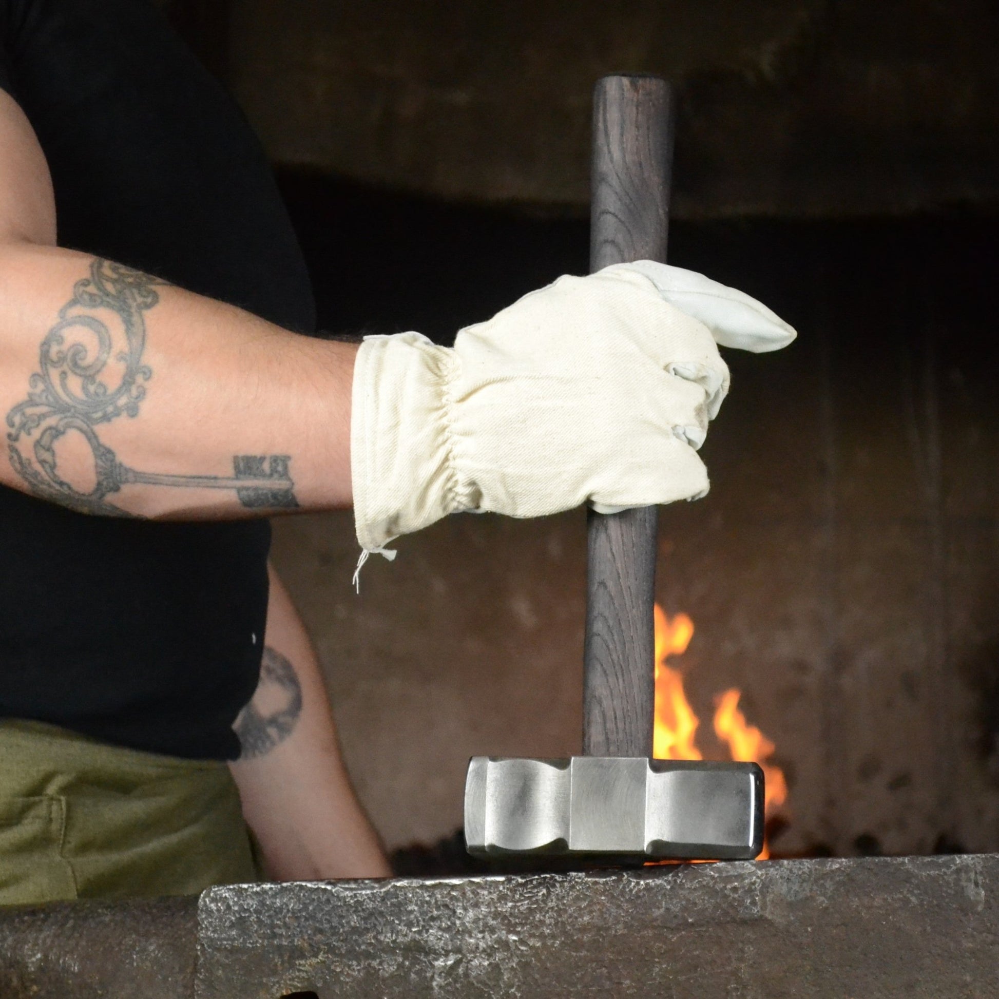Blacksmith Straight Peen Hammer – 3 lb - StrictBlacksmith