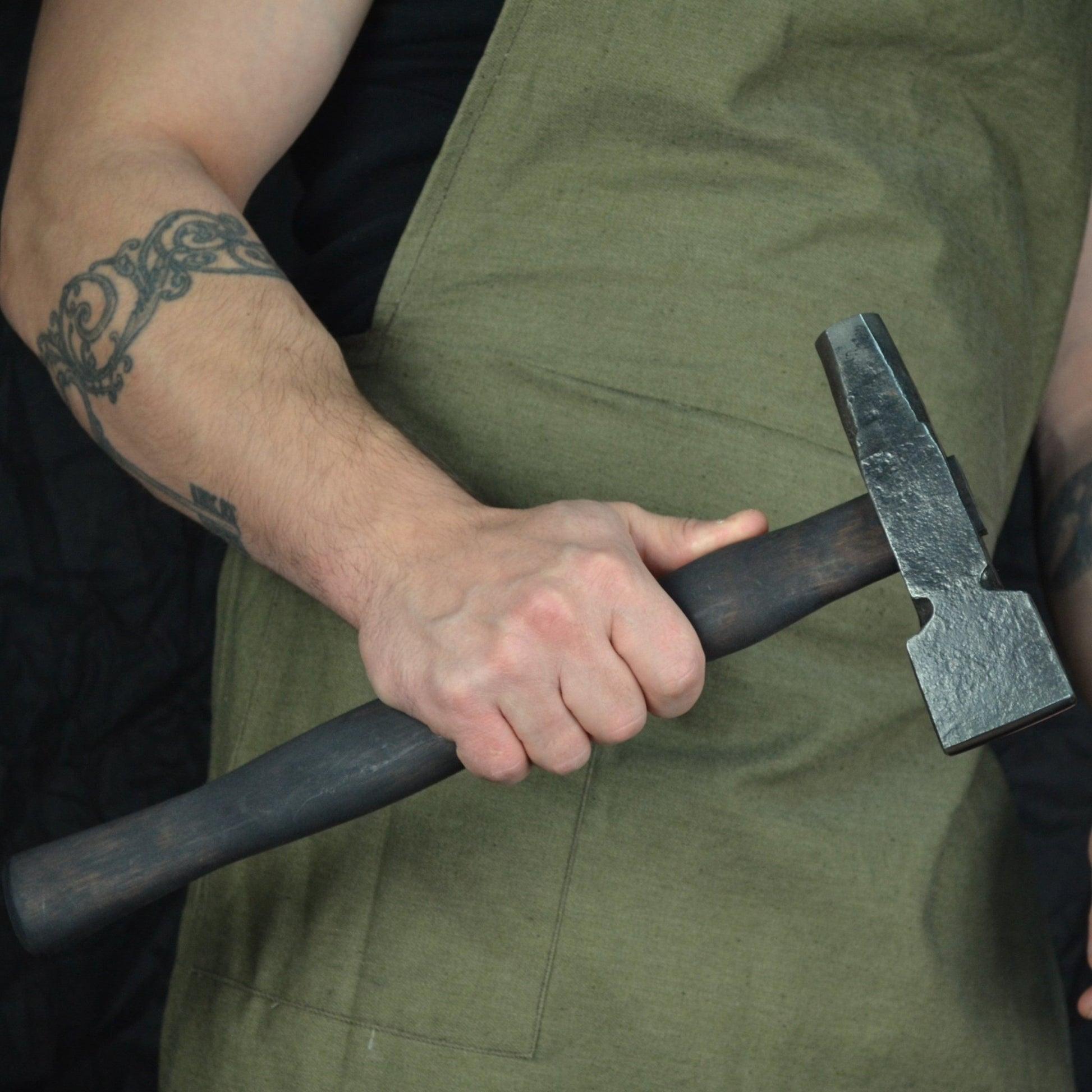 Blacksmith Top Fuller Hammer 2.4lbs - Premium Blacksmithing Tools - StrictBlacksmith