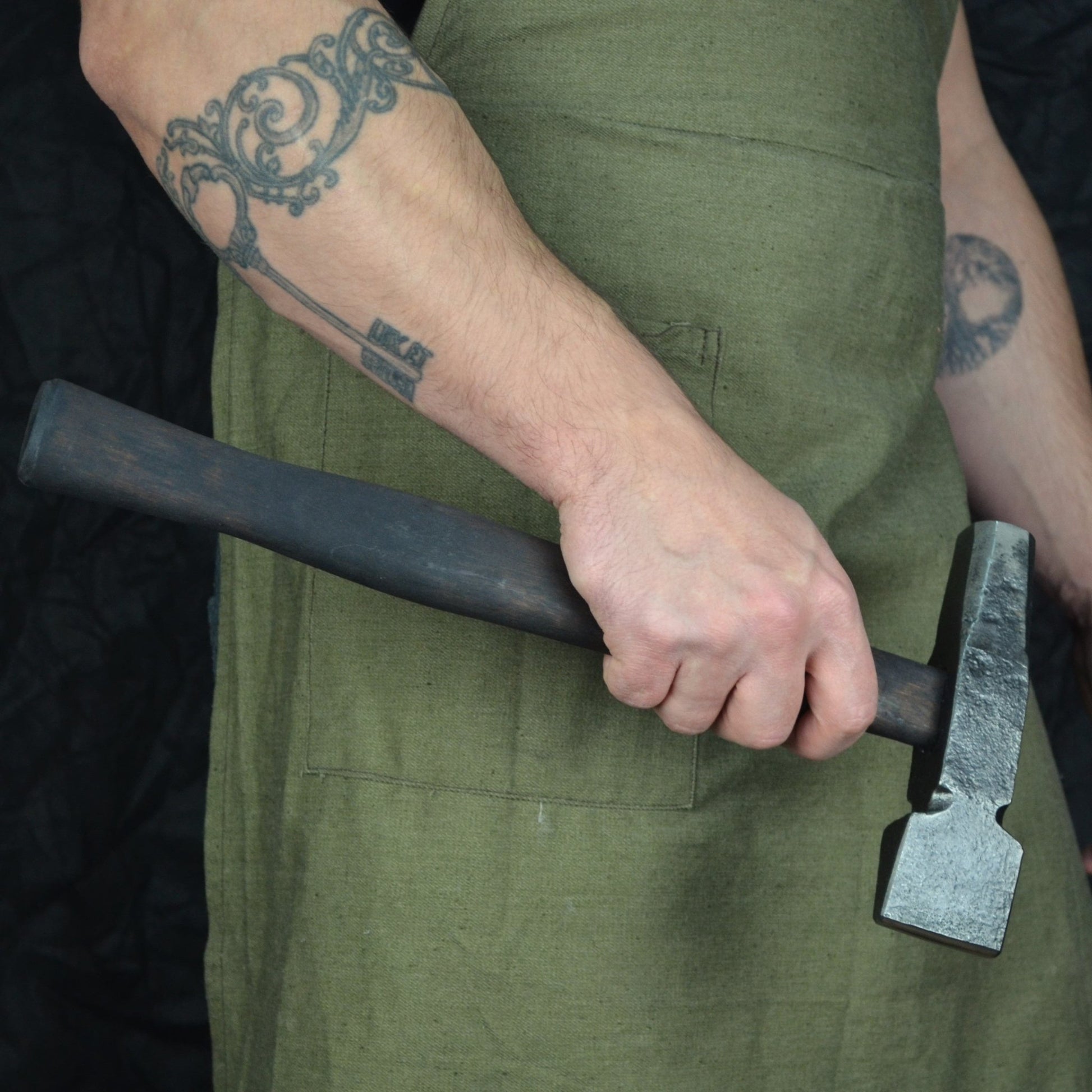 Blacksmith Top Fuller Hammer 2.4lbs - Premium Blacksmithing Tools - StrictBlacksmith
