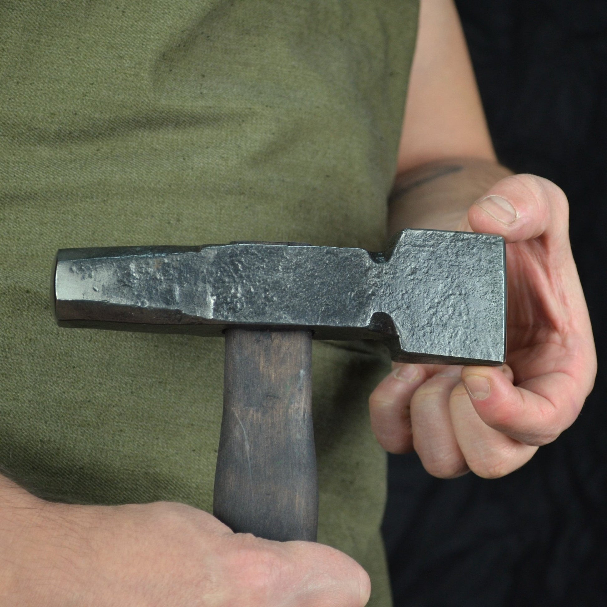 Blacksmith Top Fuller Hammer 2.4lbs - Premium Blacksmithing Tools - StrictBlacksmith
