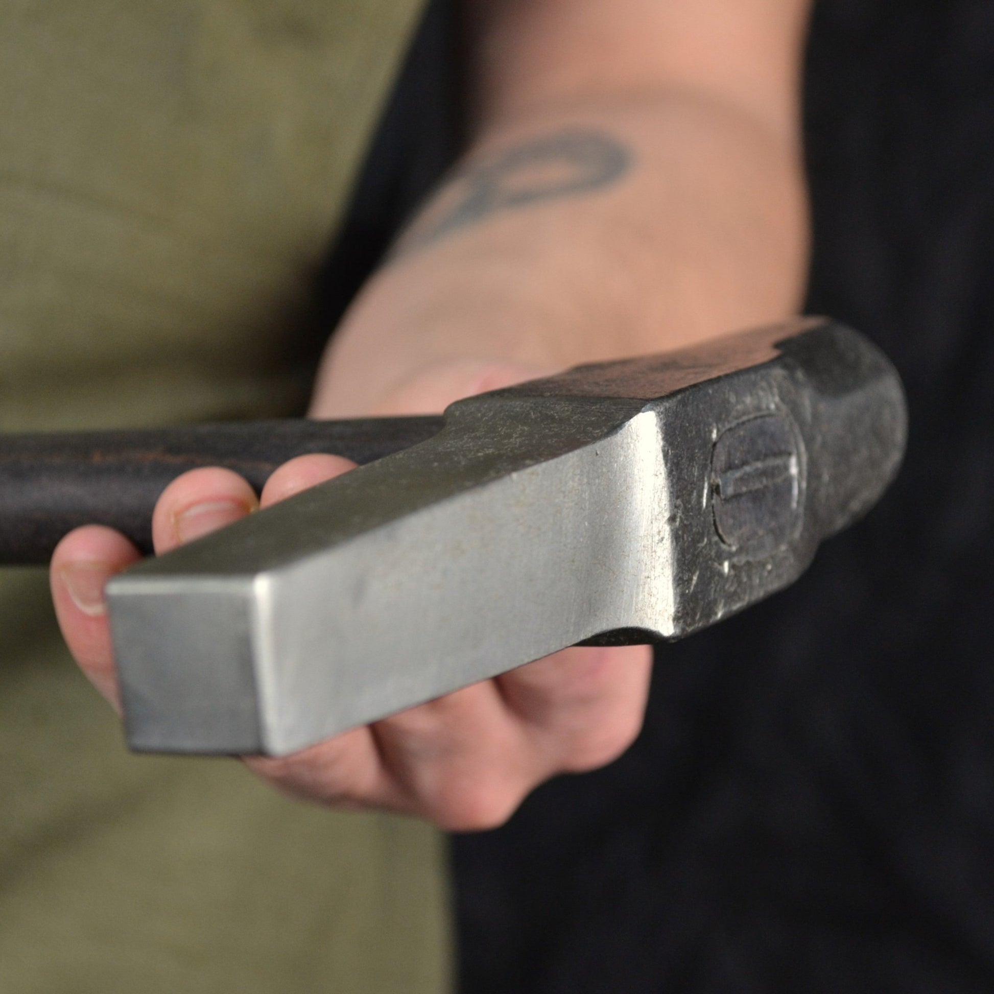 Blacksmiths Hot Punch Hand-Forged Hammer - StrictBlacksmith
