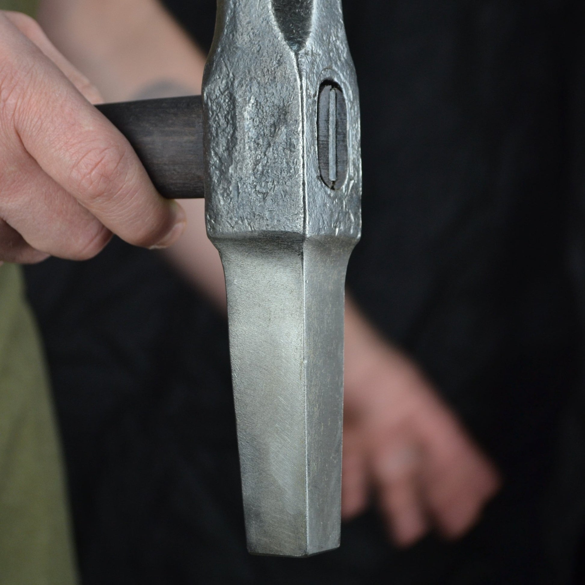 Blacksmiths Hot Punch Hand-Forged Hammer - StrictBlacksmith