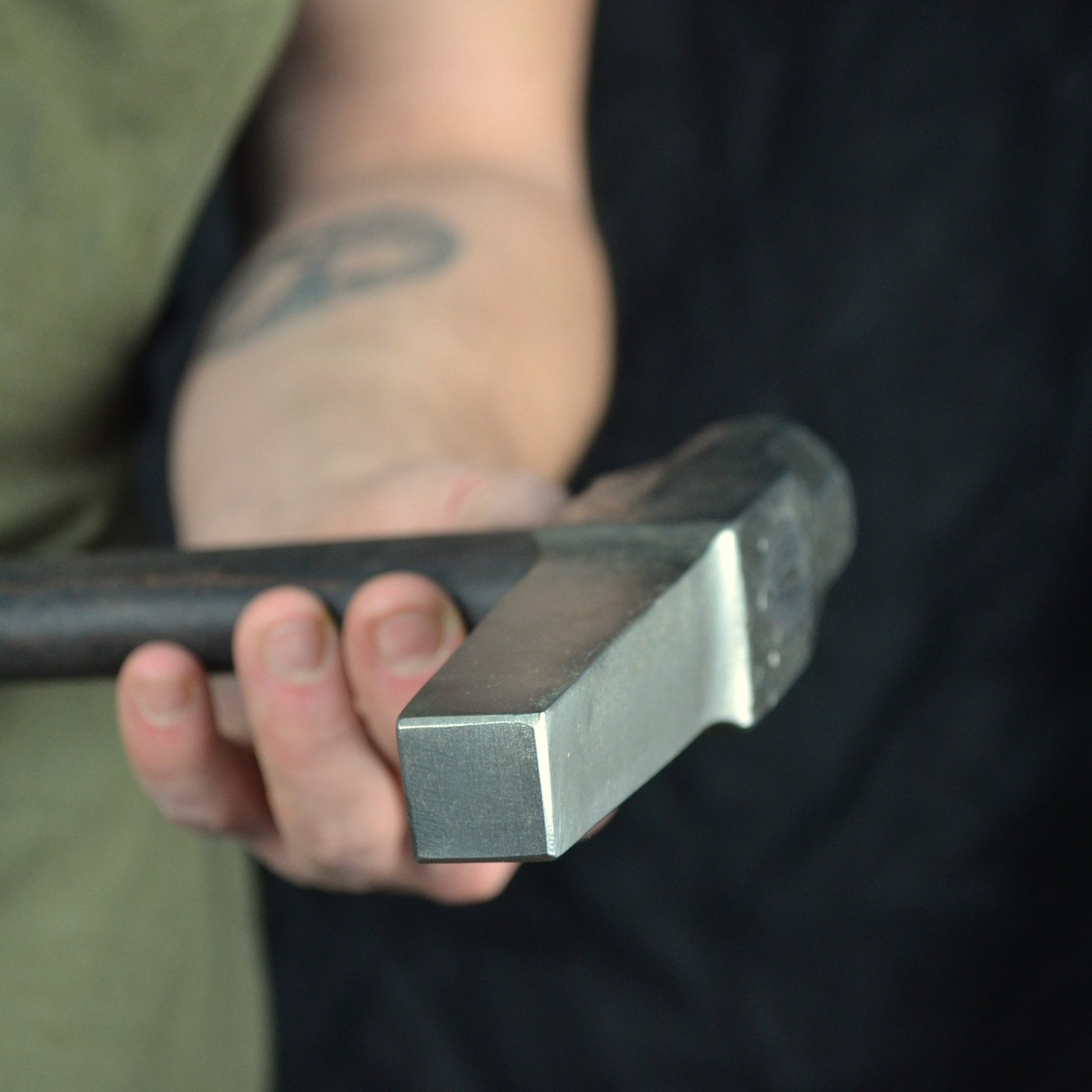 Blacksmiths Hot Punch Hand-Forged Hammer - StrictBlacksmith