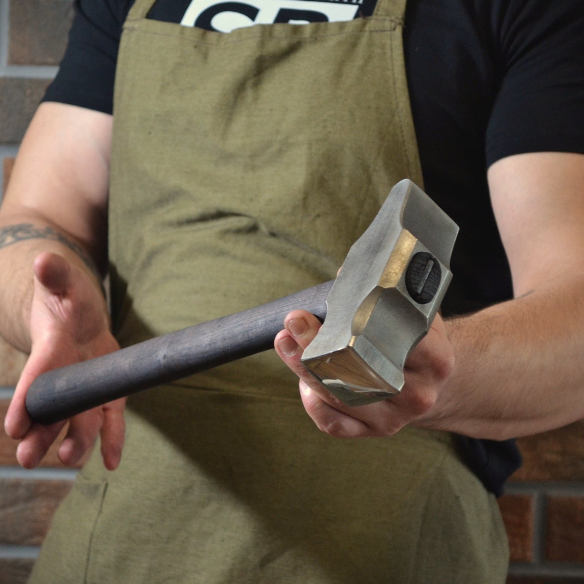 Cross Peen Hammer for Blacksmithing - Customizable with Ashwood Handle - StrictBlacksmith