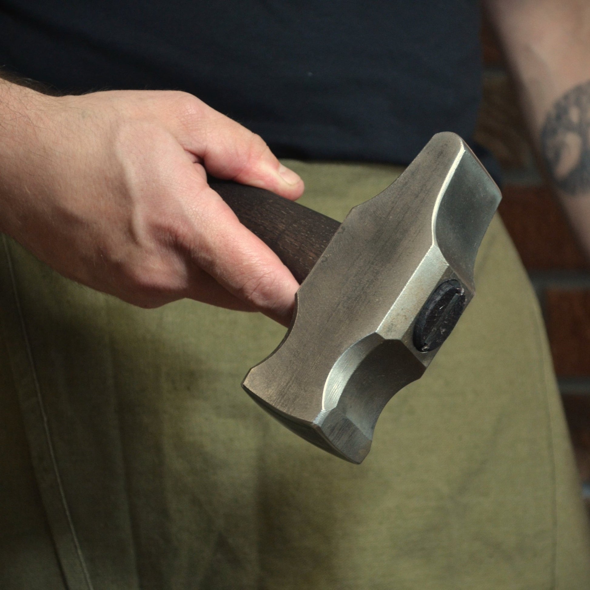 Cross Peen Hammer for Blacksmithing - Customizable with Ashwood Handle - StrictBlacksmith