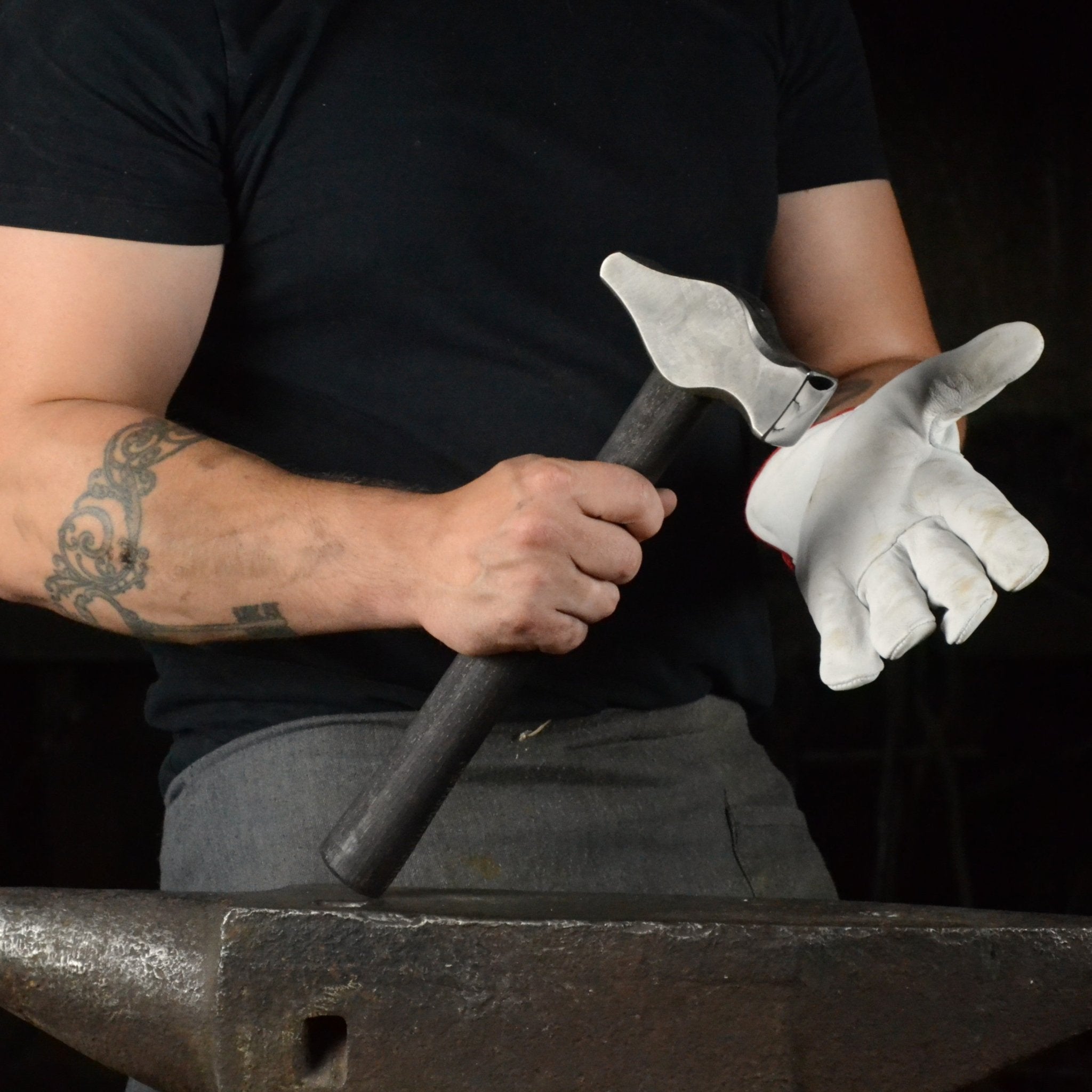 Cross Peen Hammer – Hand-Forged Blacksmithing Tool - StrictBlacksmith
