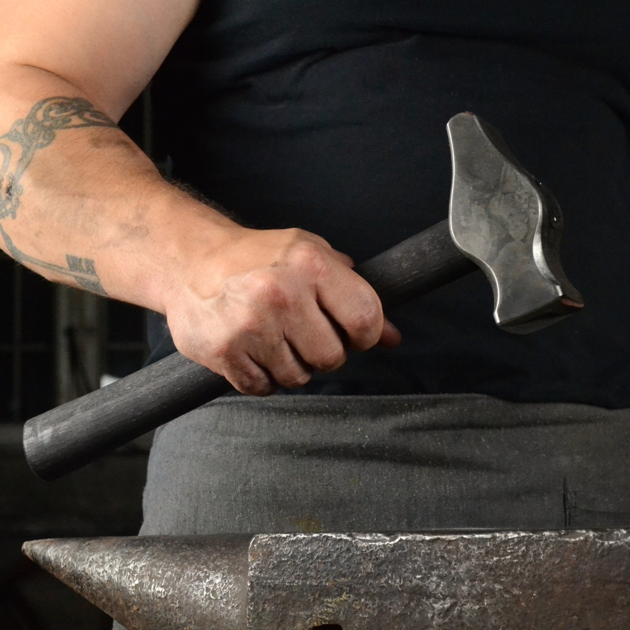 Cross Peen Hammer – Hand-Forged Blacksmithing Tool - StrictBlacksmith