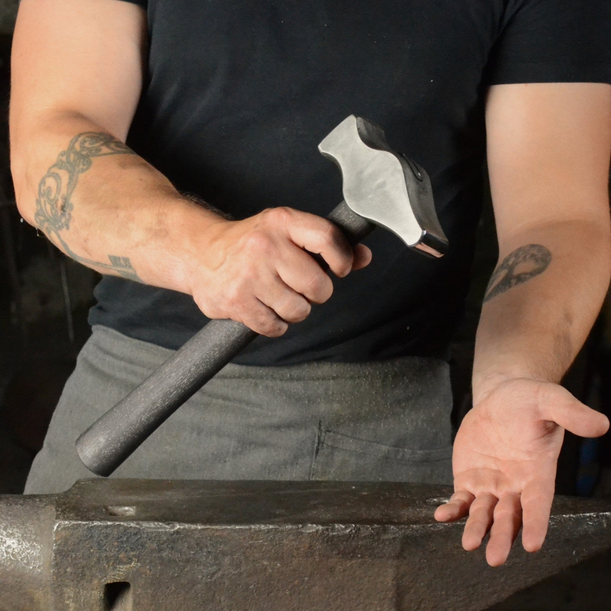 Cross Peen Hammer – Hand-Forged Blacksmithing Tool - StrictBlacksmith