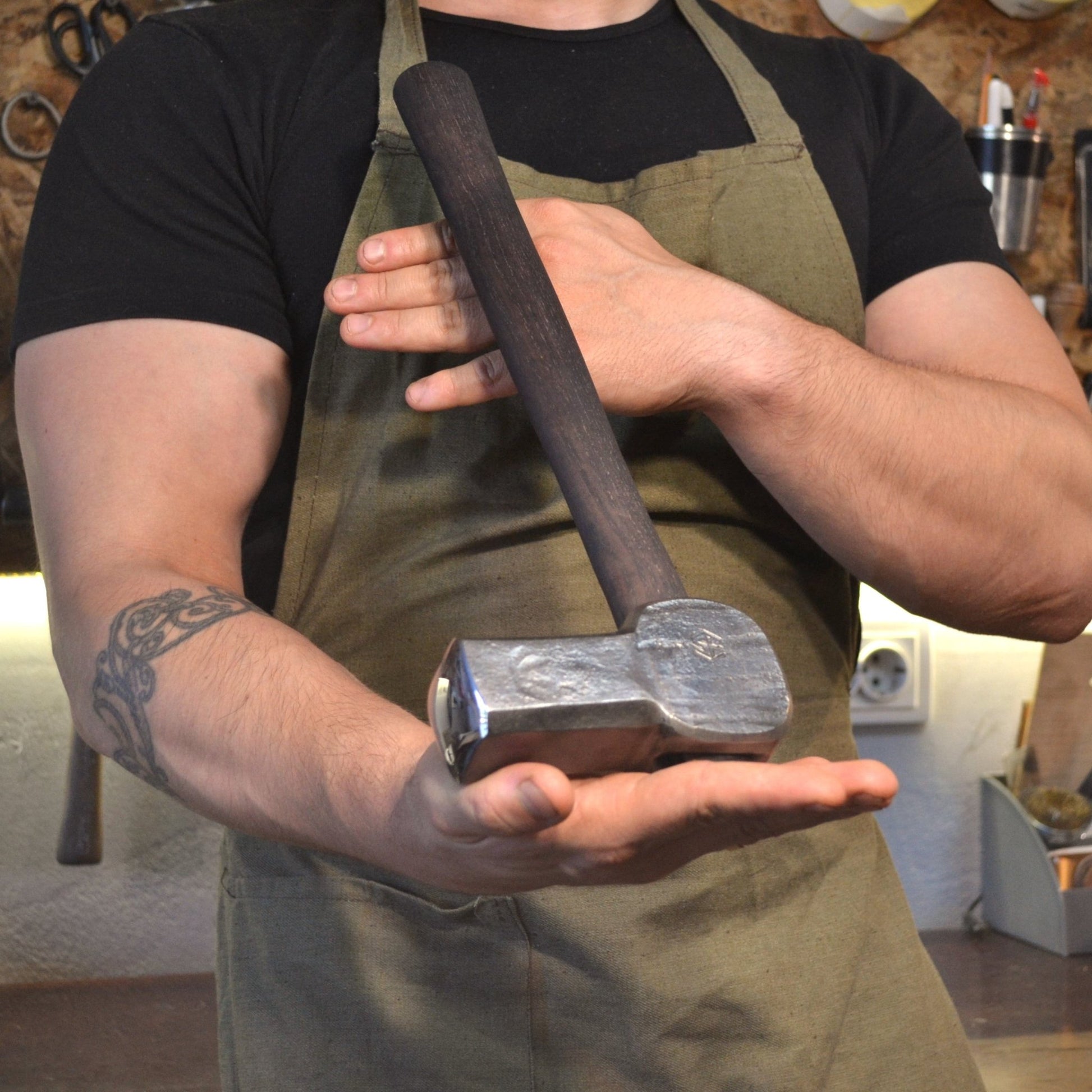 Dog Head Hammer for Blacksmith - StrictBlacksmith
