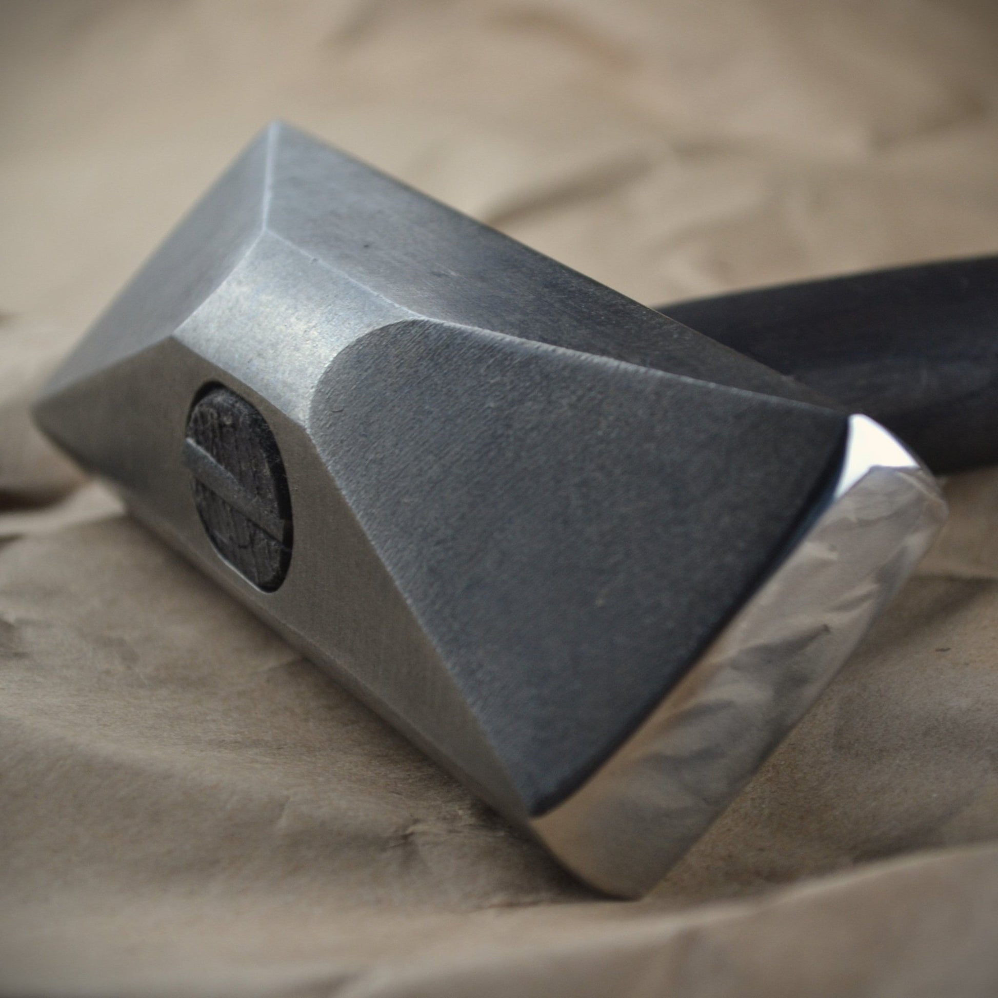 Double Diagonal Peen Forging Hammer, Hand-Forged Blacksmith Tool - StrictBlacksmith