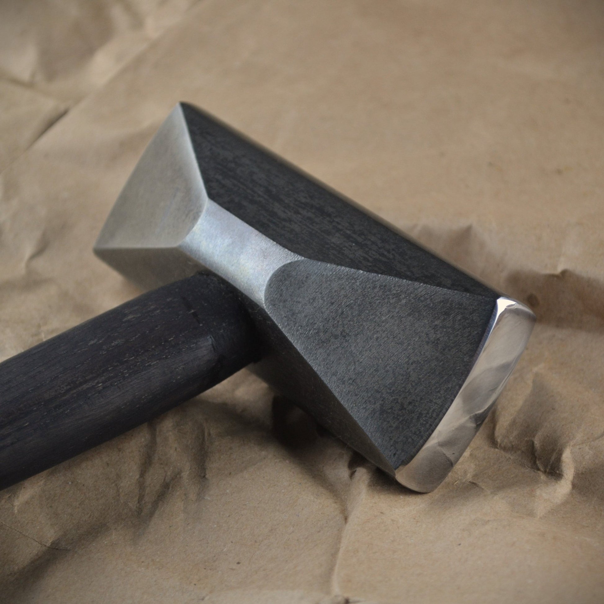 Double Diagonal Peen Forging Hammer, Hand-Forged Blacksmith Tool - StrictBlacksmith
