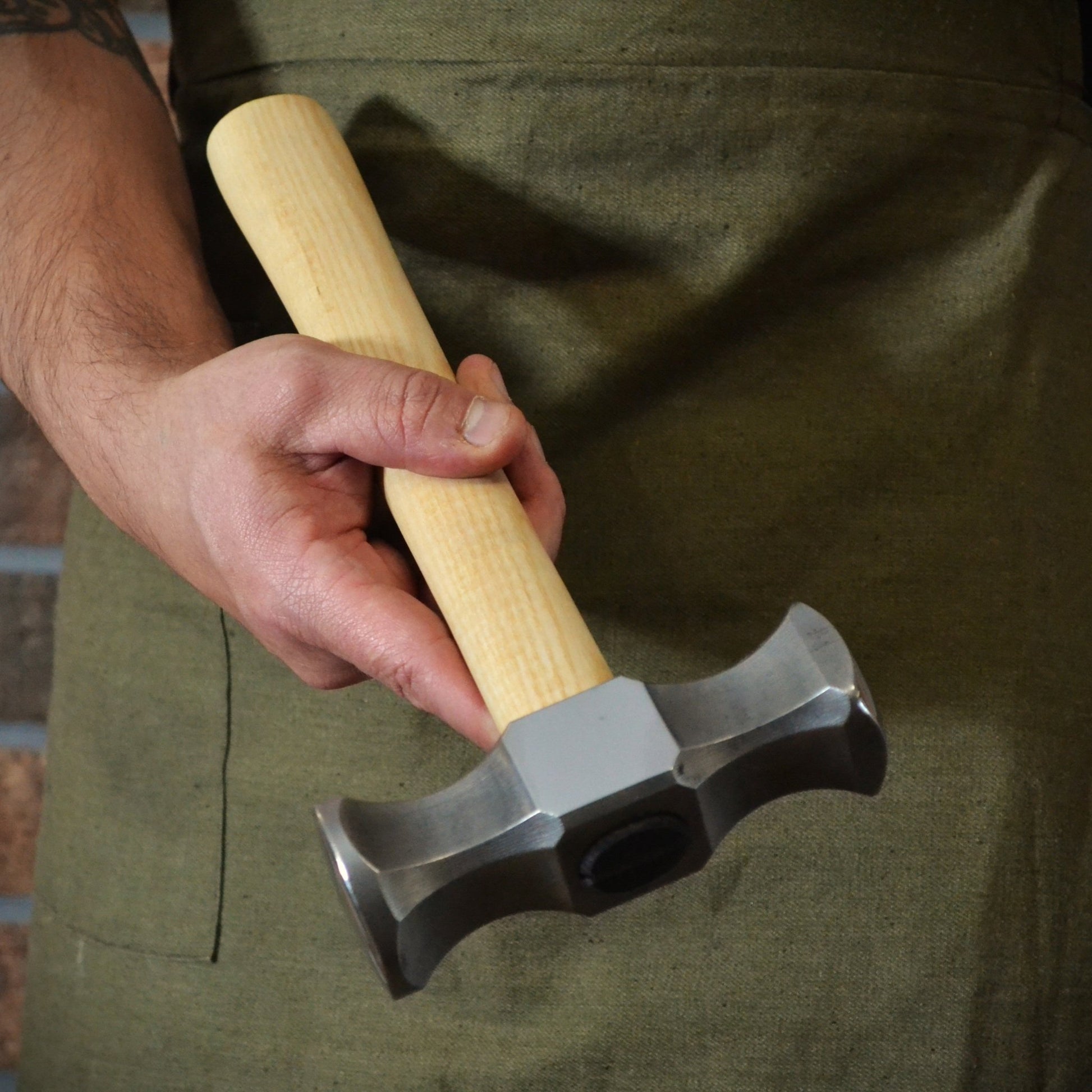 Forged Rounding Hammer for Blacksmith – AISI 1045 Steel - StrictBlacksmith