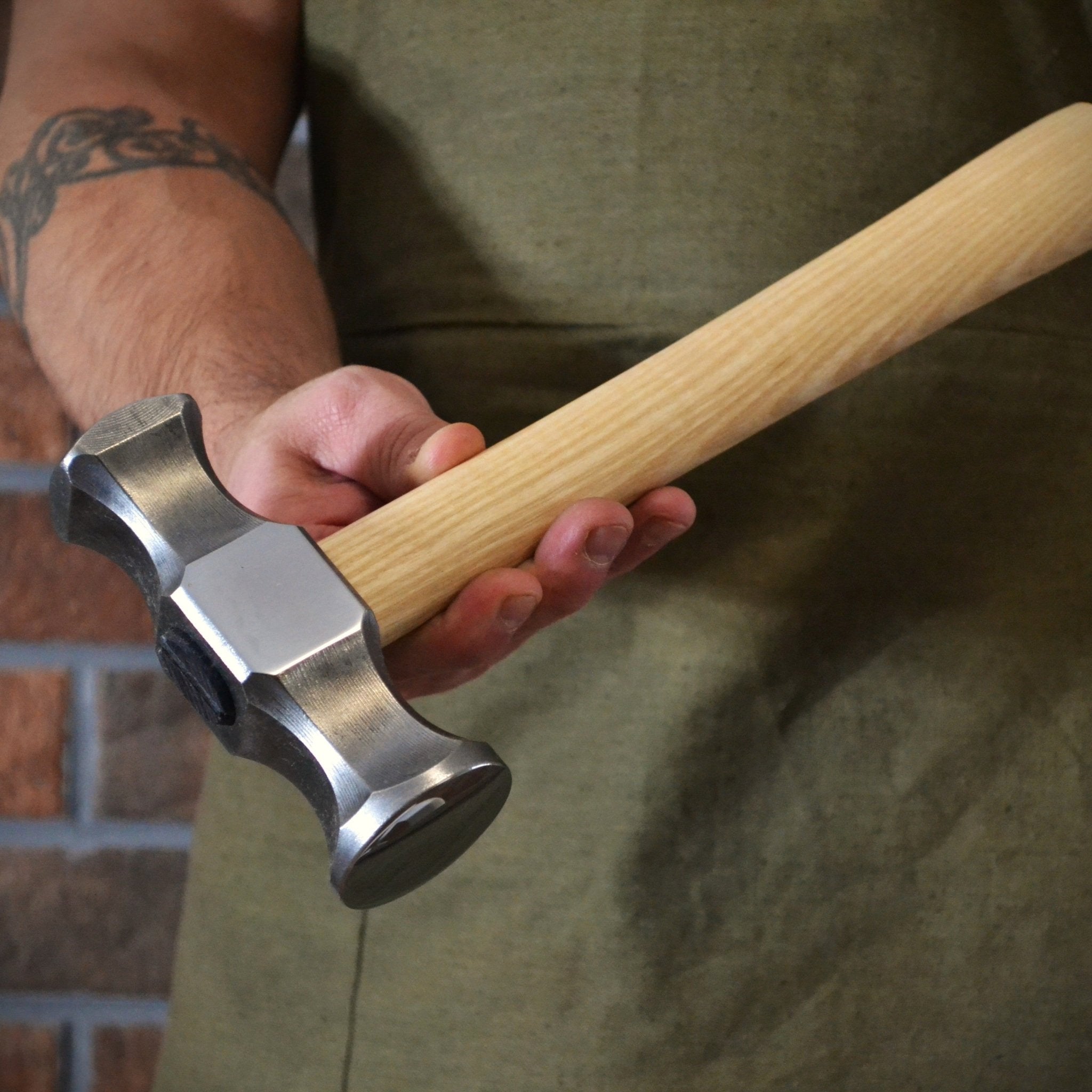 Forged Rounding Hammer for Blacksmith – AISI 1045 Steel - StrictBlacksmith