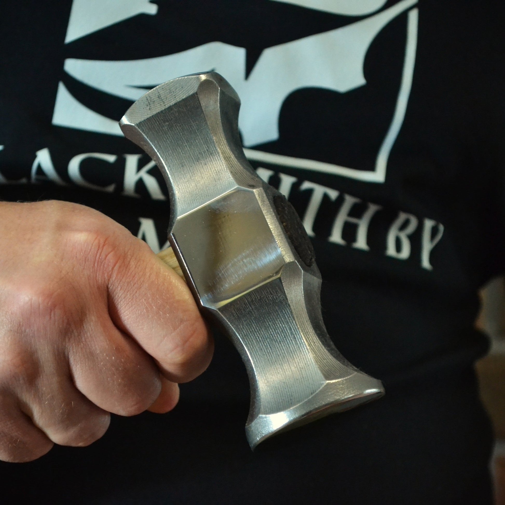 Forged Rounding Hammer for Blacksmith – AISI 1045 Steel - StrictBlacksmith