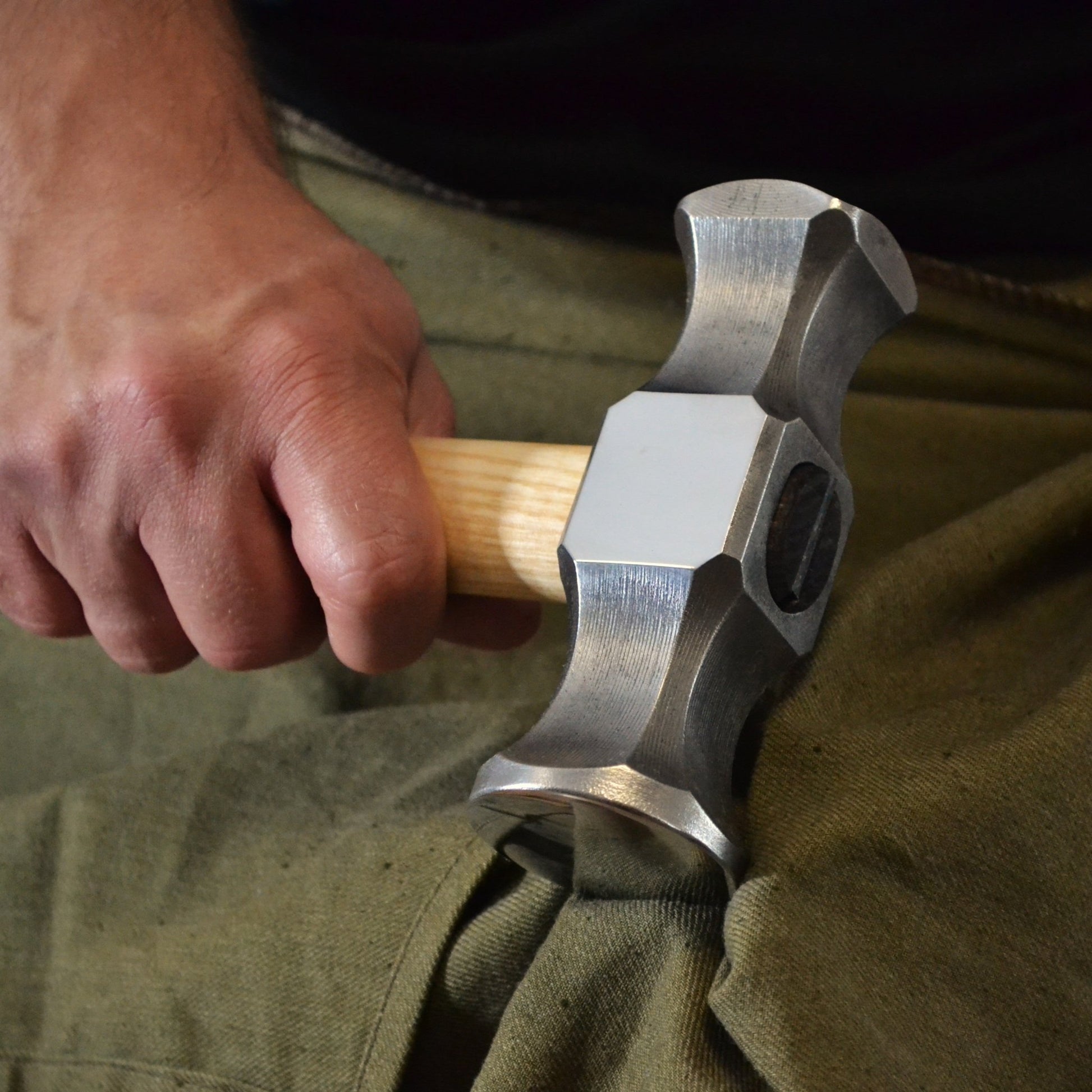 Forged Rounding Hammer for Blacksmith – AISI 1045 Steel - StrictBlacksmith