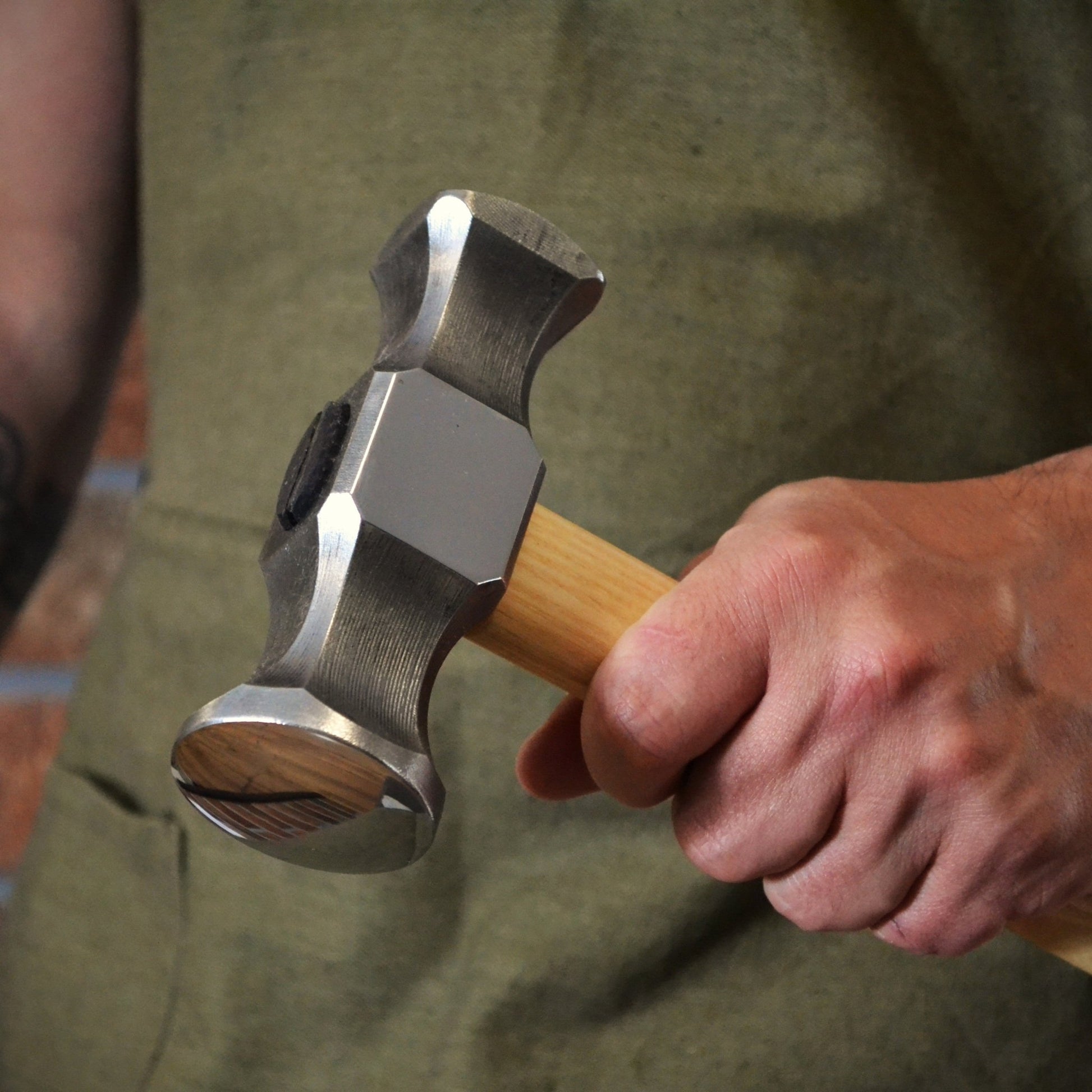 Forged Rounding Hammer for Blacksmith – AISI 1045 Steel - StrictBlacksmith