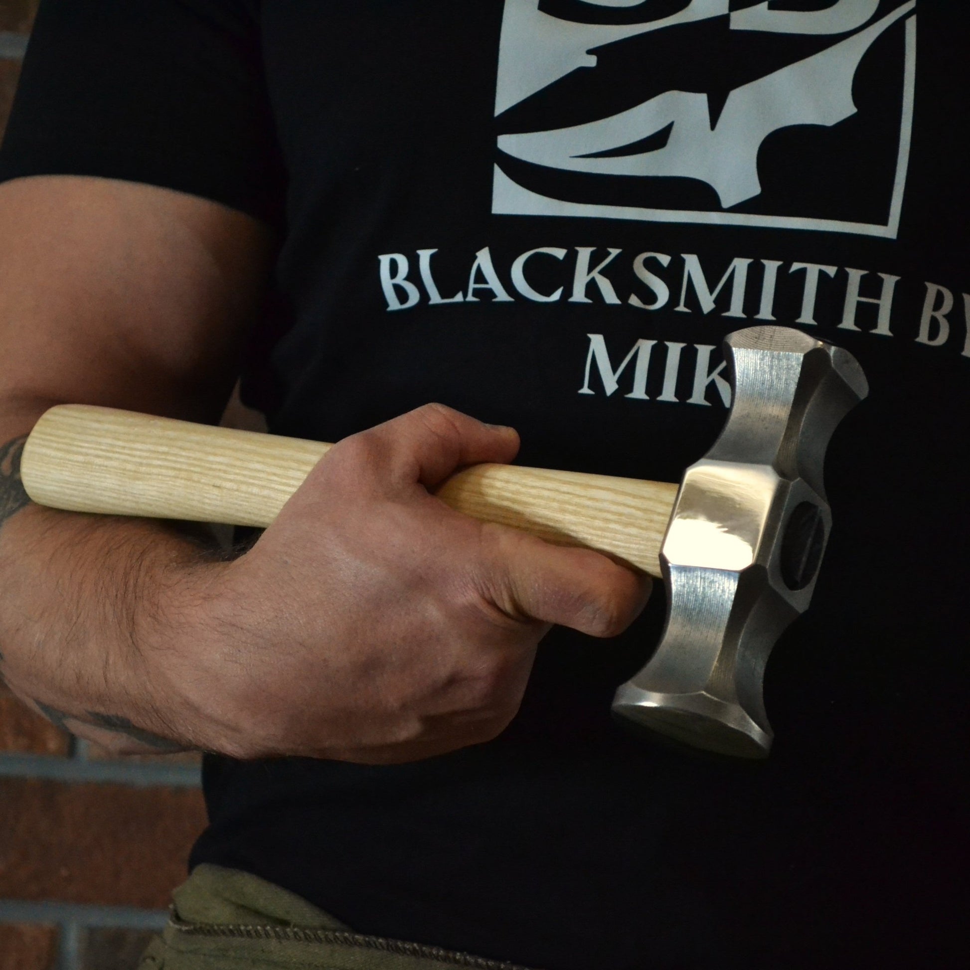 Forged Rounding Hammer for Blacksmith – AISI 1045 Steel - StrictBlacksmith