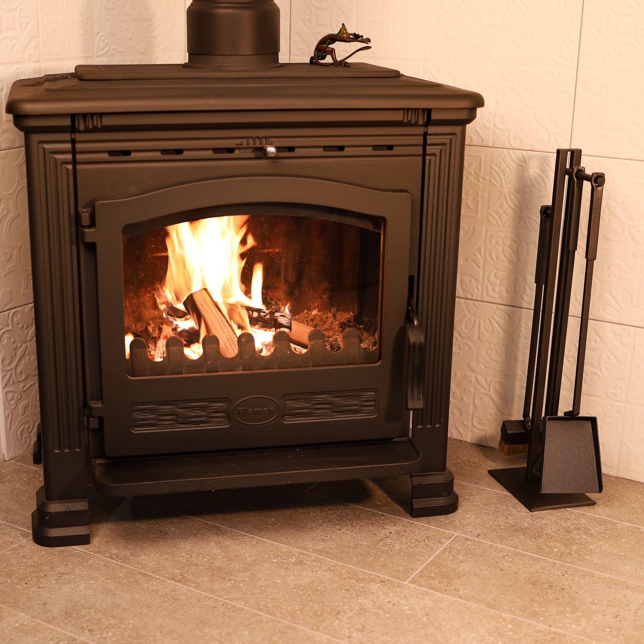 Fireplace Tool Set – Hand Forged Fireplace Accessories
