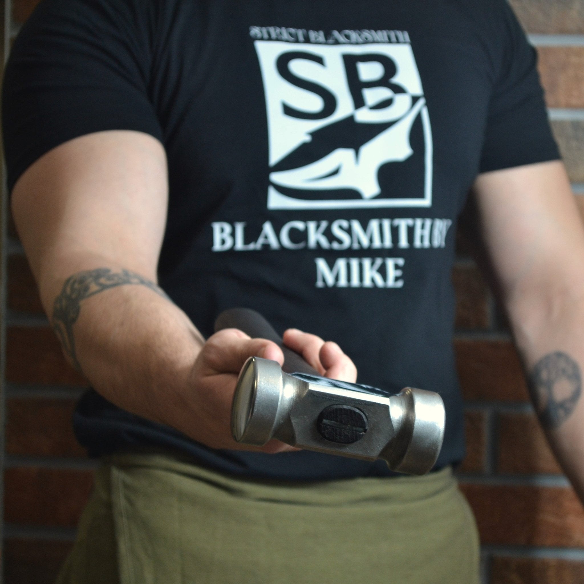 Hammer for Blacksmithing 2.82lbs - StrictBlacksmith