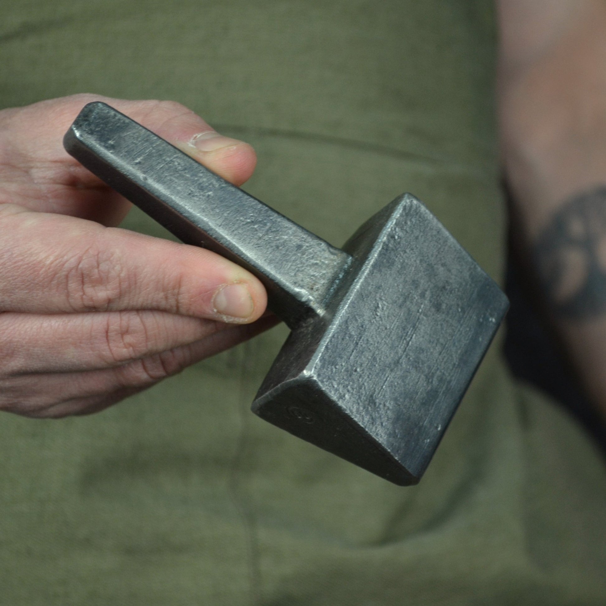 Hand Forged Blacksmithing Bottom Fuller - Professional Blacksmith Anvil Tool - StrictBlacksmith