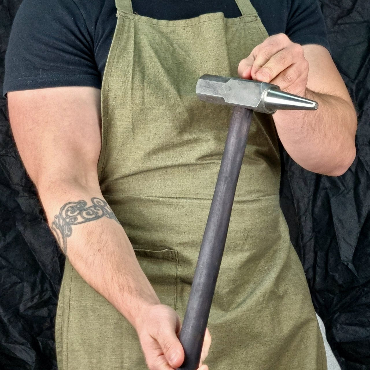 Hot Punch Circle Hammer Drift for Blacksmith 2.2 lbs - StrictBlacksmith