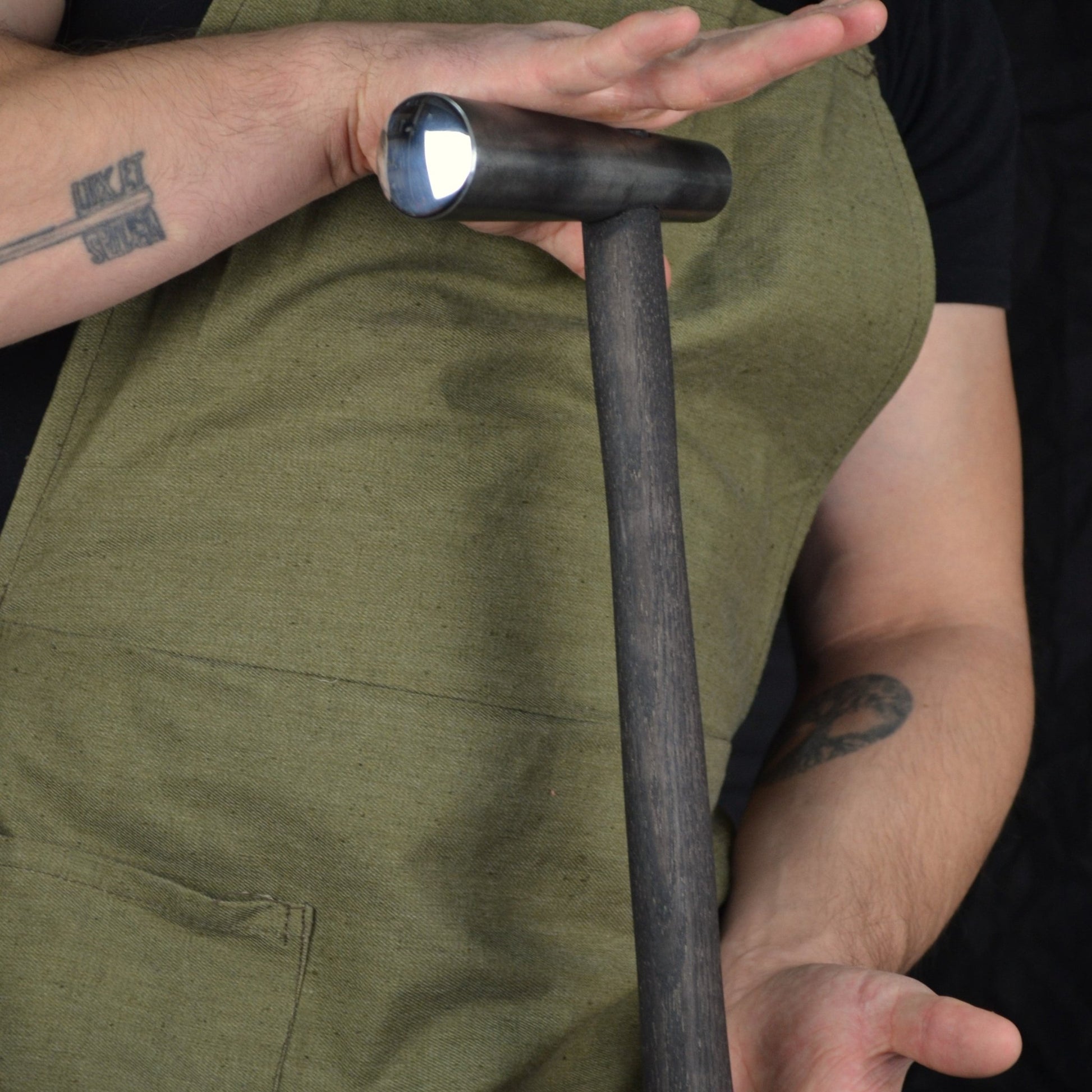 Japanese Blacksmithing Double Headed Round Hammer 2.4 lbs - StrictBlacksmith