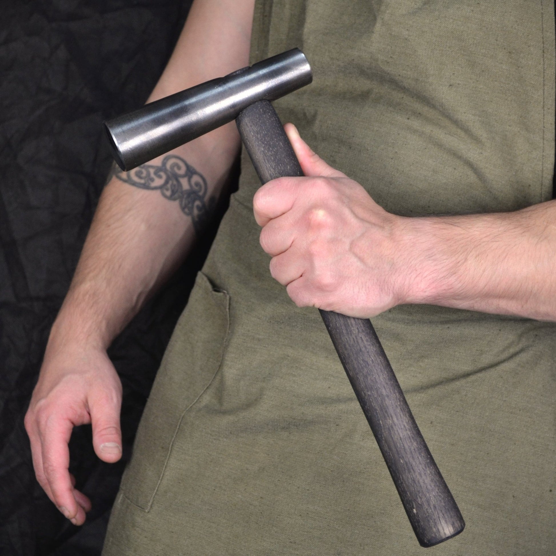 Japanese Blacksmithing Double Headed Round Hammer 2.4 lbs - StrictBlacksmith