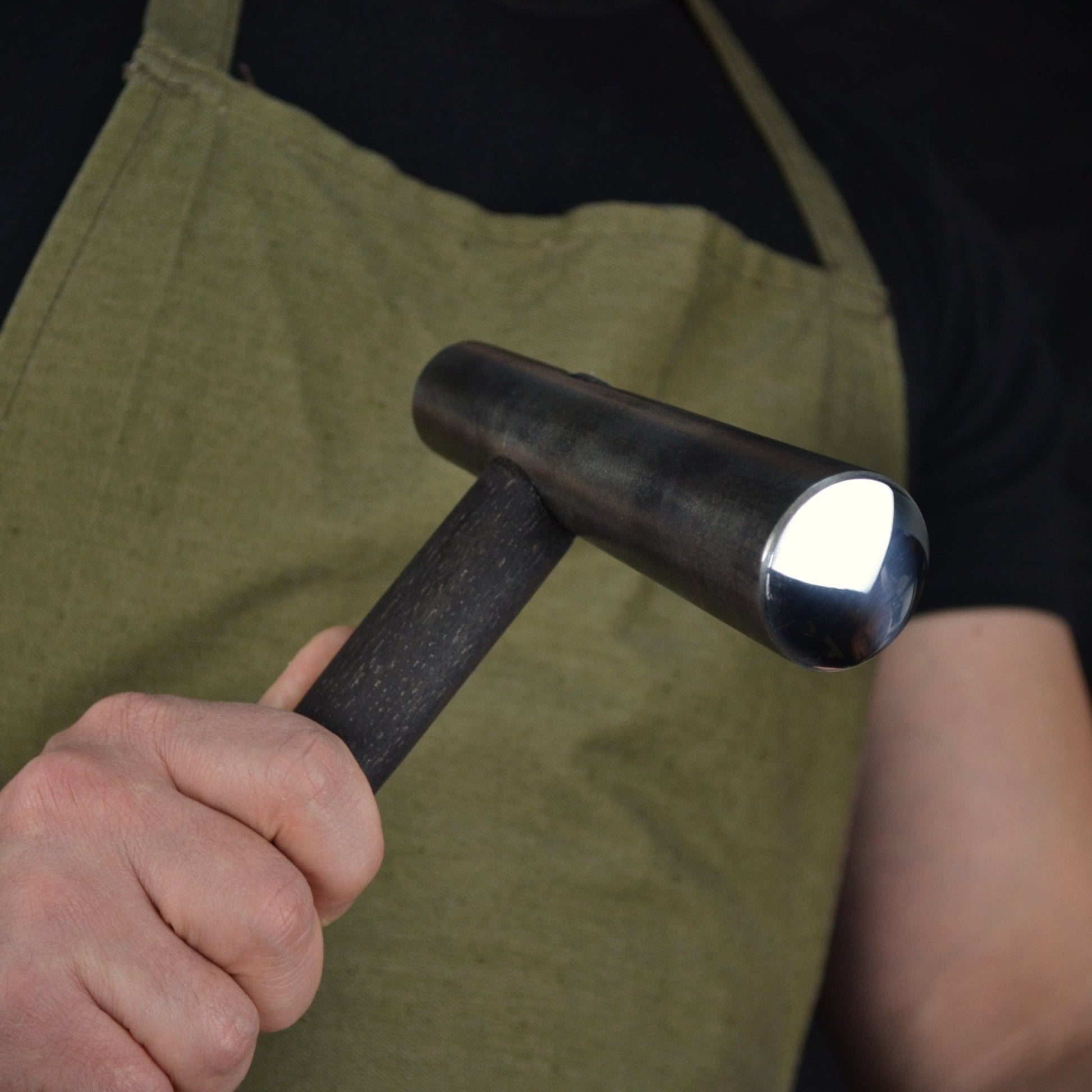 Japanese Blacksmithing Double Headed Round Hammer 2.4 lbs - StrictBlacksmith