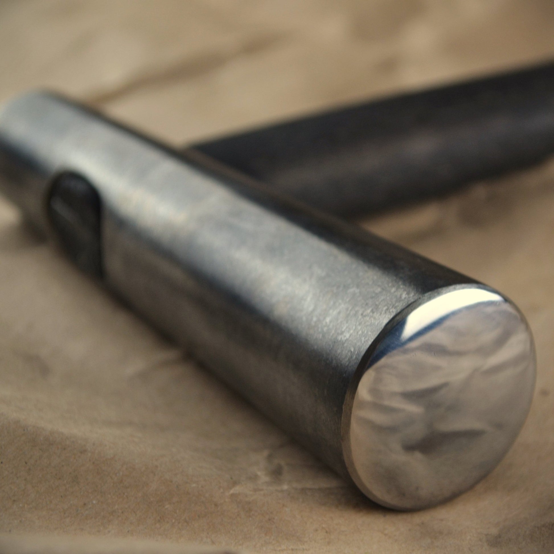Japanese Blacksmithing Double Headed Round Hammer 2.4 lbs - StrictBlacksmith