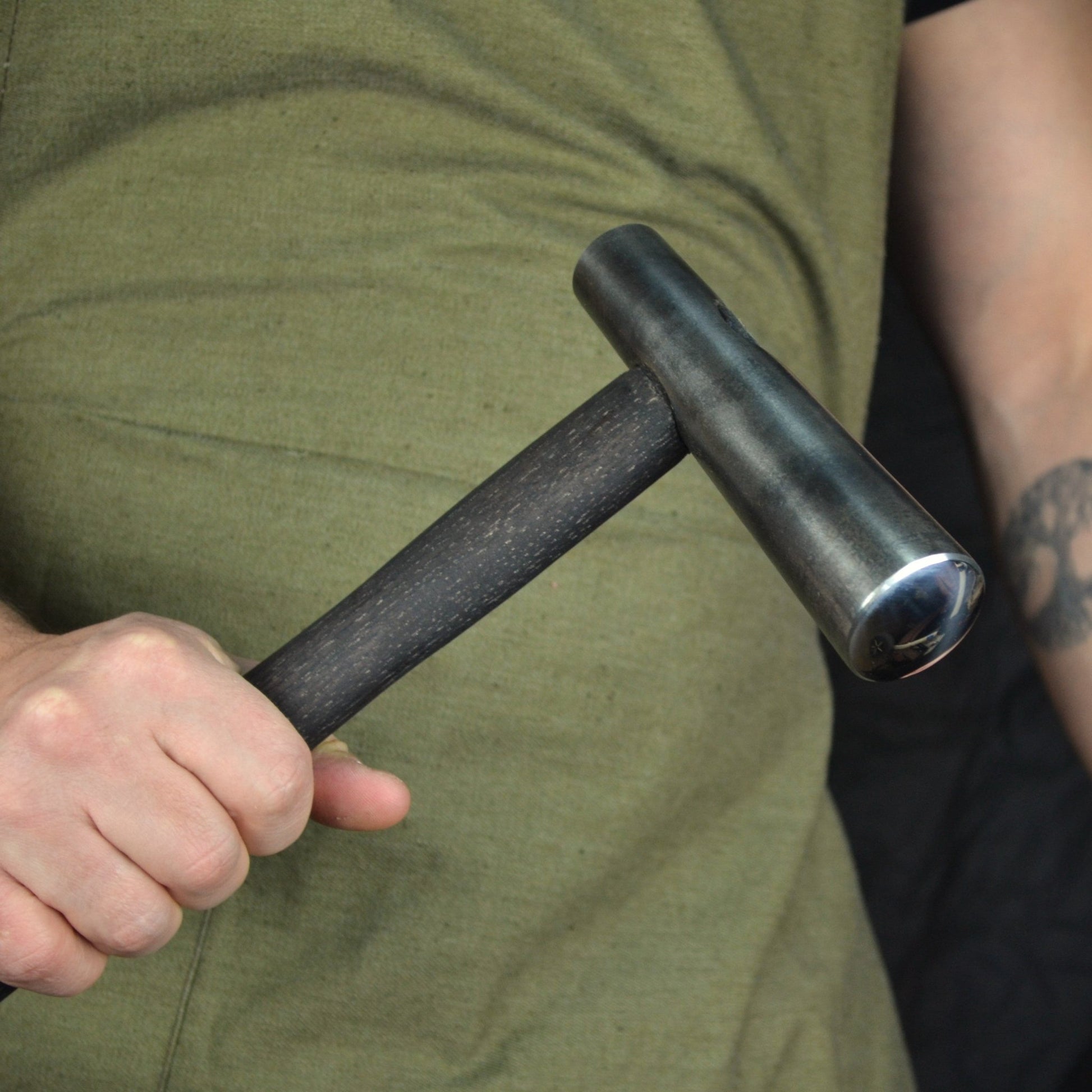 Japanese Blacksmithing Double Headed Round Hammer 2.4 lbs - StrictBlacksmith