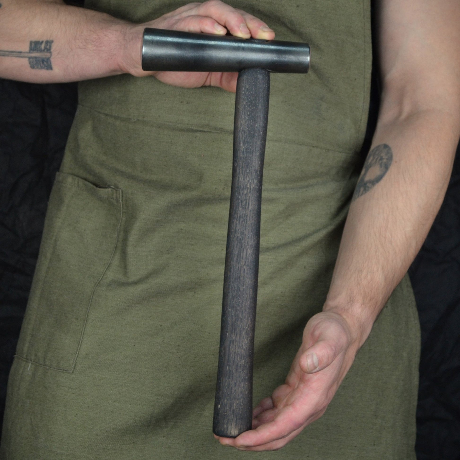 Japanese Blacksmithing Double Headed Round Hammer 2.4 lbs - StrictBlacksmith