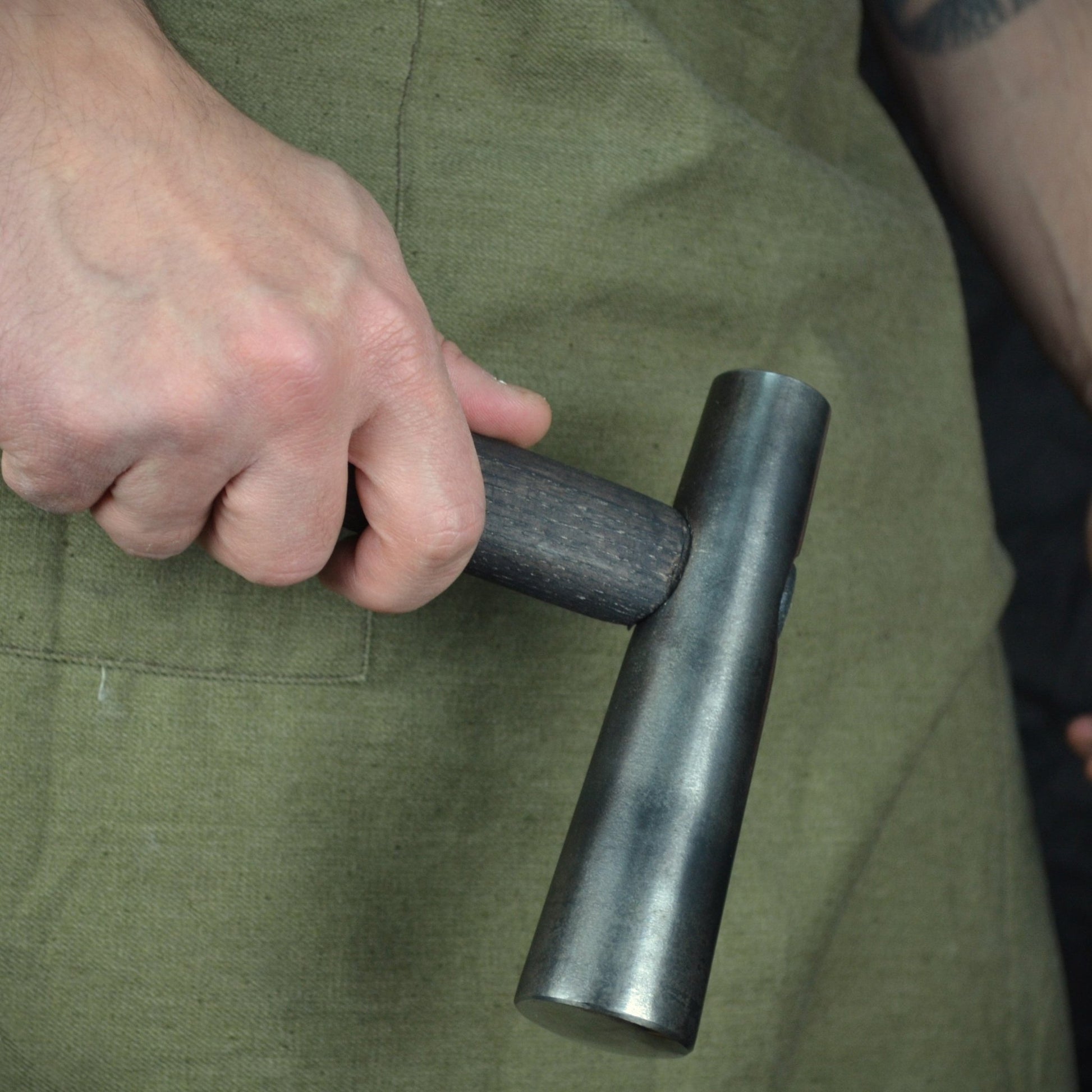 Japanese Blacksmithing Double Headed Round Hammer 2.4 lbs - StrictBlacksmith