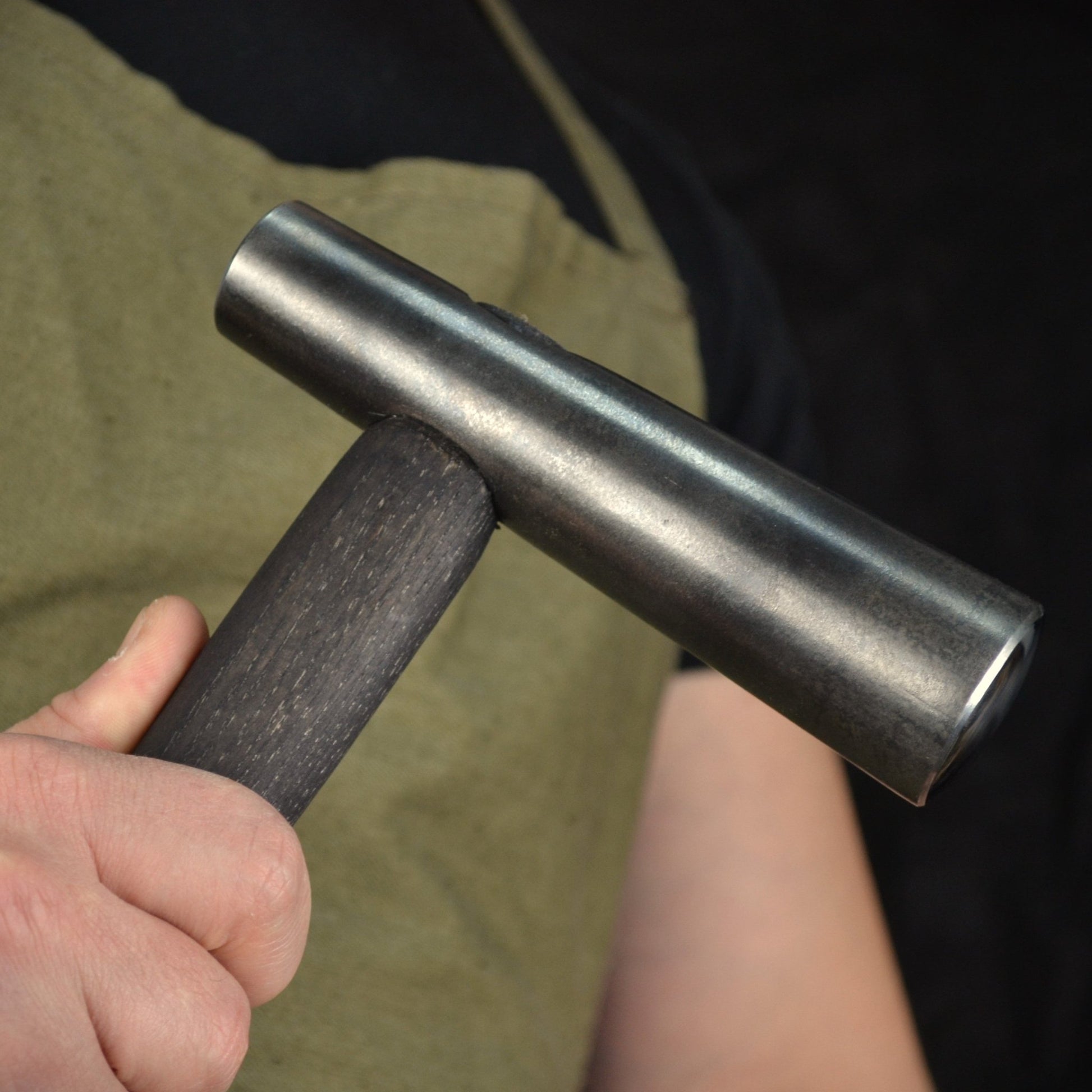 Japanese Blacksmithing Double Headed Round Hammer 2.4 lbs - StrictBlacksmith