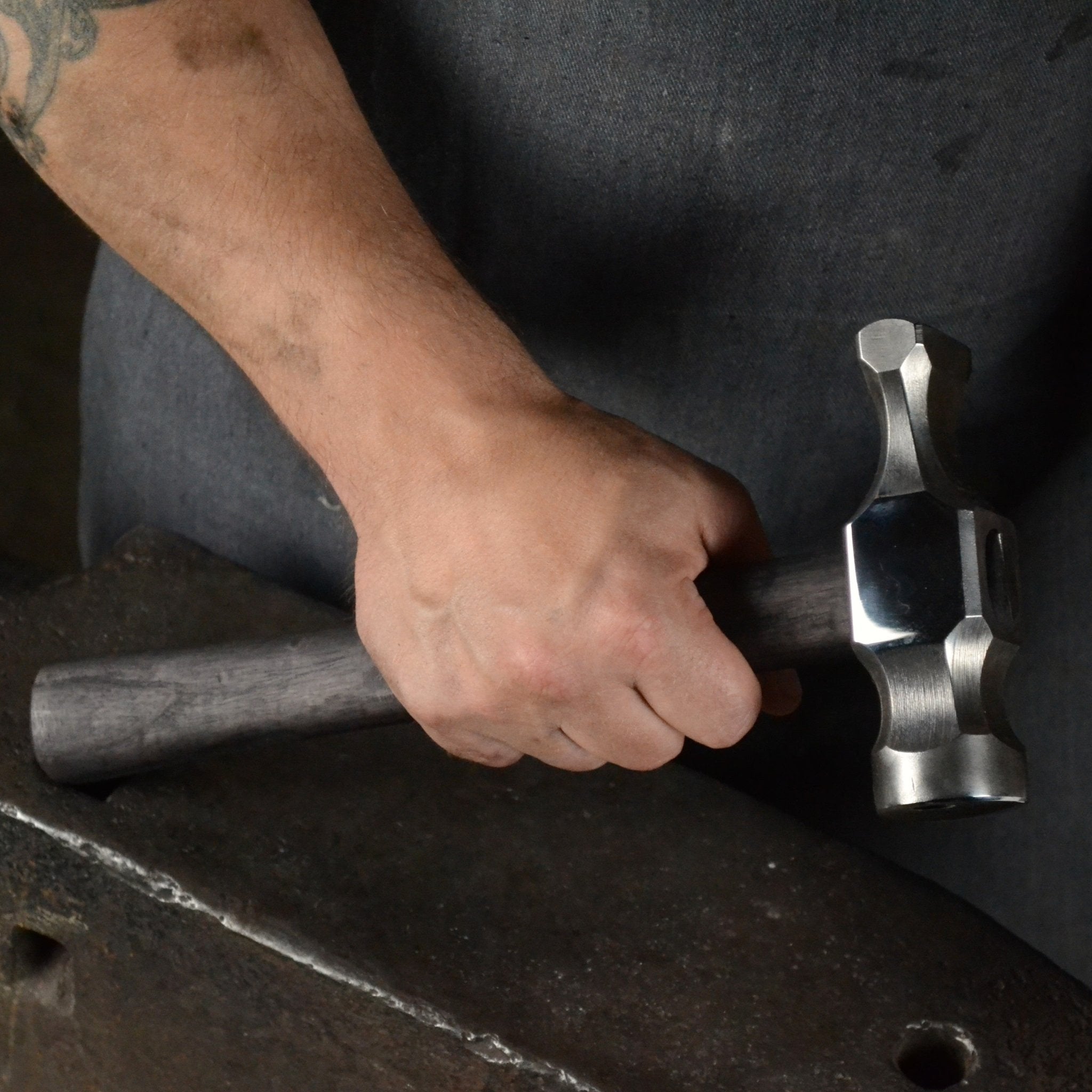 Premium Cross Peen Hammer for Blacksmiths 2 Lbs - StrictBlacksmith