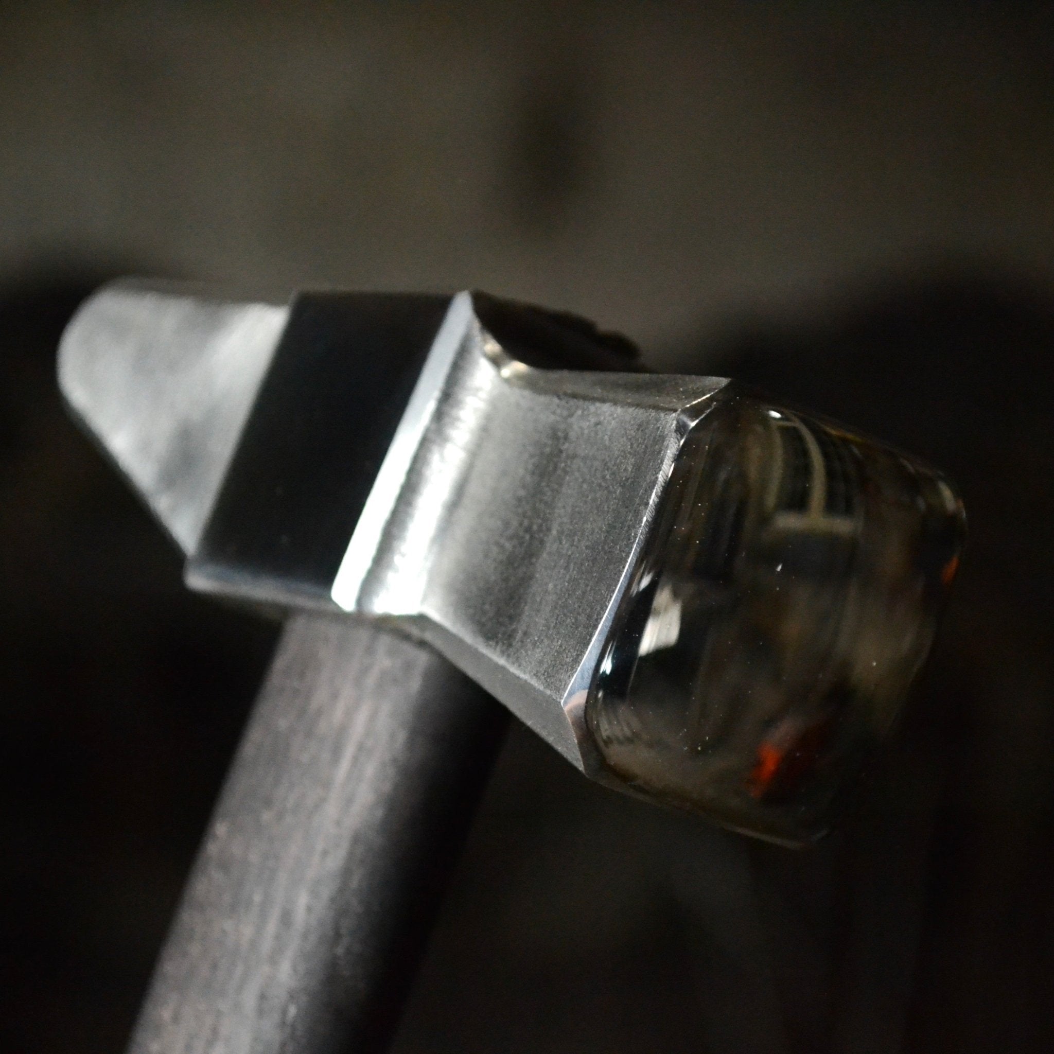Professional Blacksmith Cross Peen Hammer – Hand Forged AISI 1080 Steel – 2,5 lbs Forging Hammer – Ash Wood Handle - StrictBlacksmith
