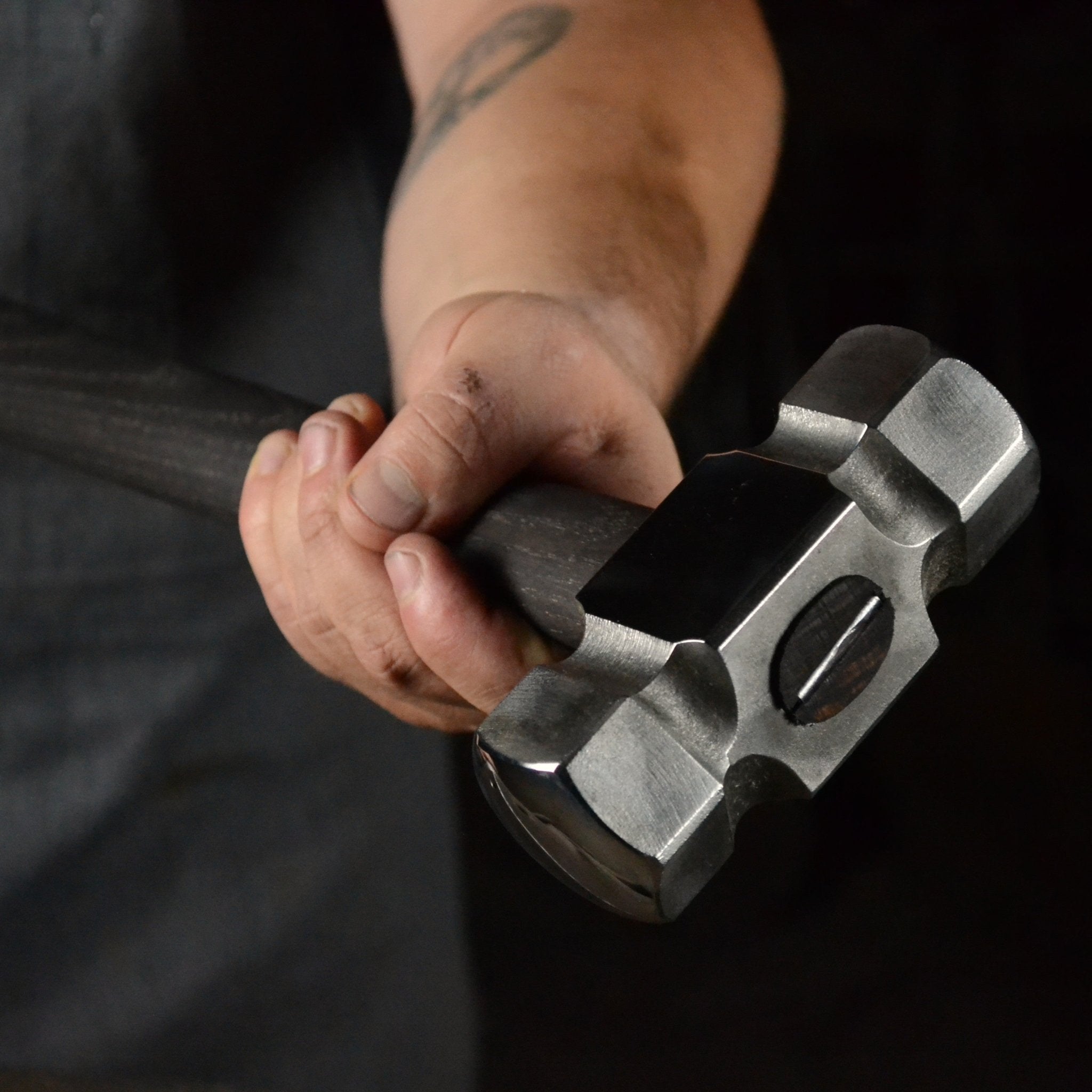 Rounding Forging Blacksmith Hammer 3lb Hardness Rockwell 52–55 (HRC) - StrictBlacksmith