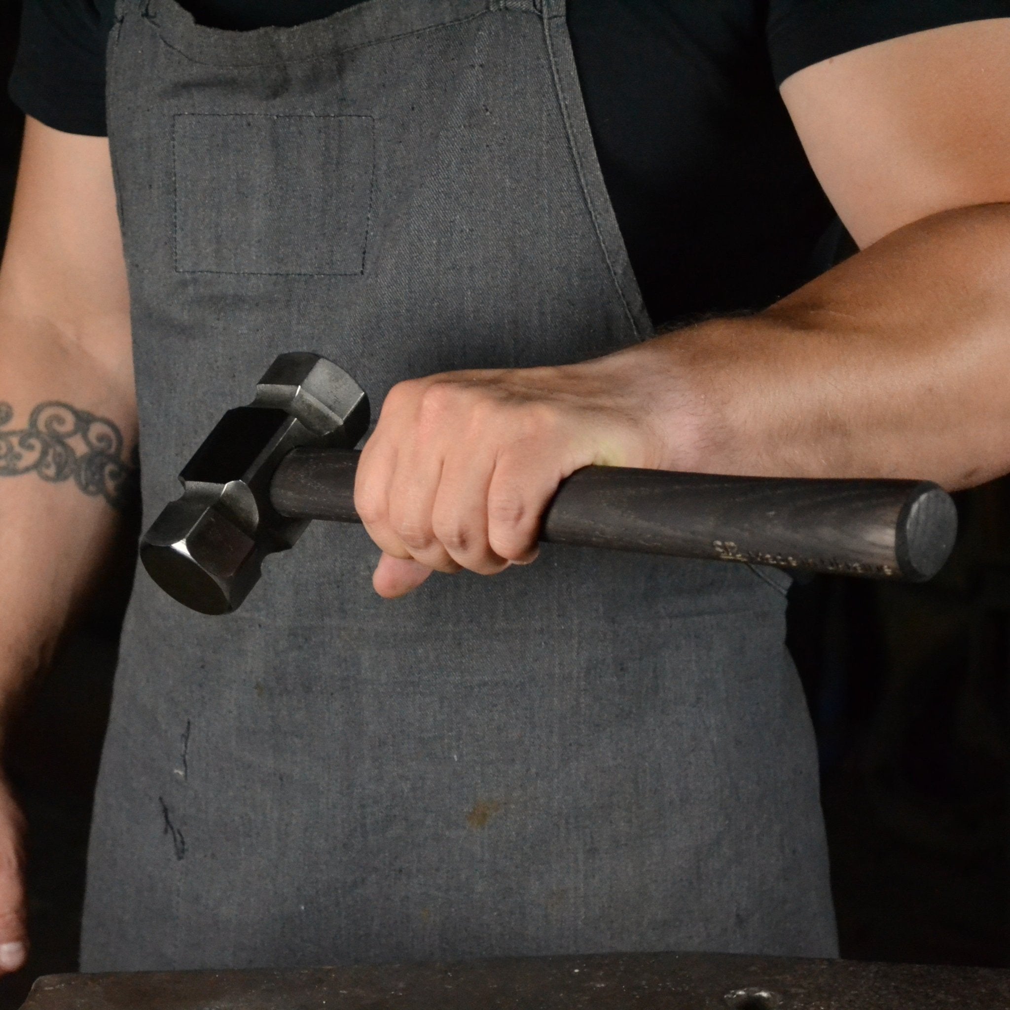 Rounding Forging Blacksmith Hammer 3lb Hardness Rockwell 52–55 (HRC) - StrictBlacksmith