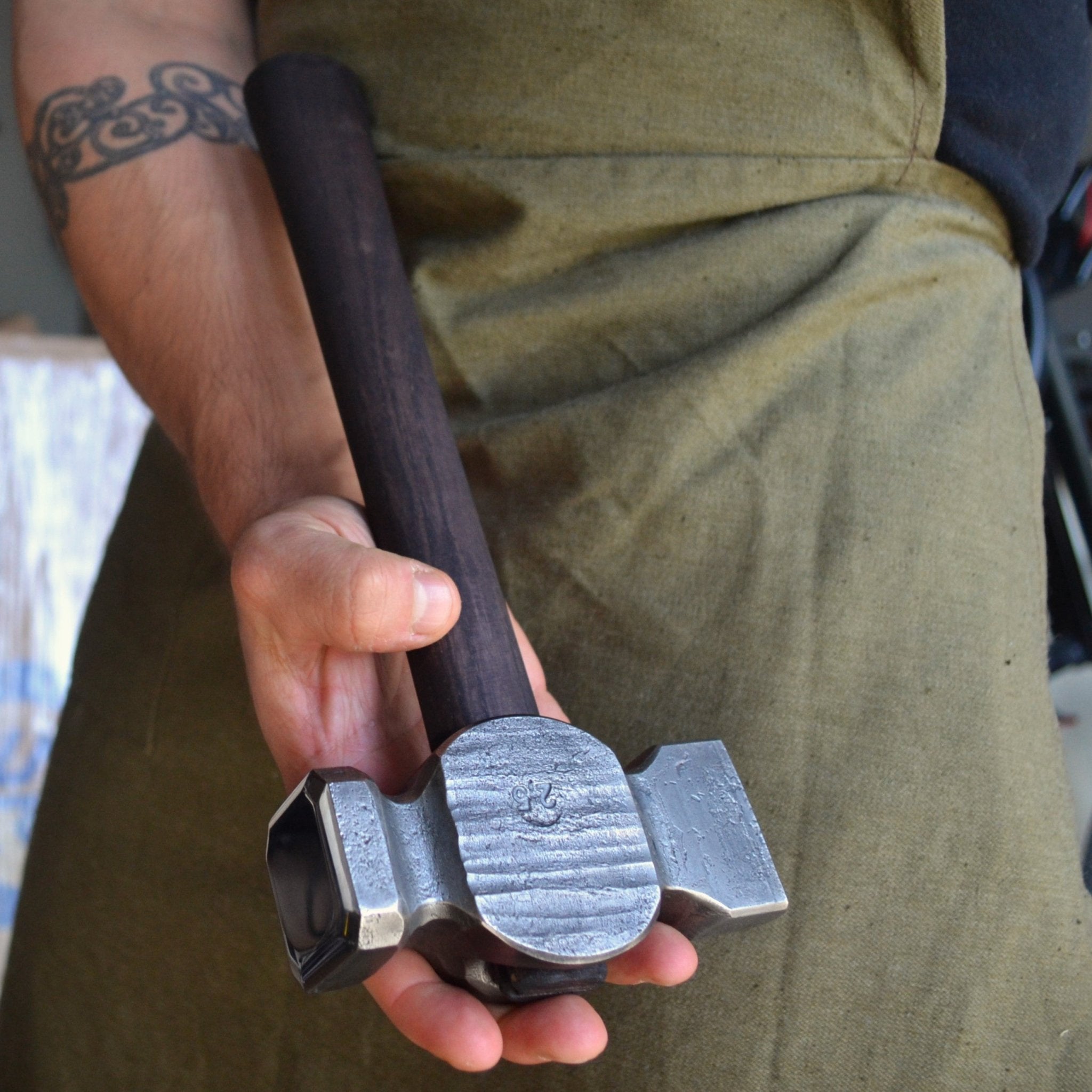Straight Peen Hammer – Hand-Forged Blacksmith Forging Tool - StrictBlacksmith