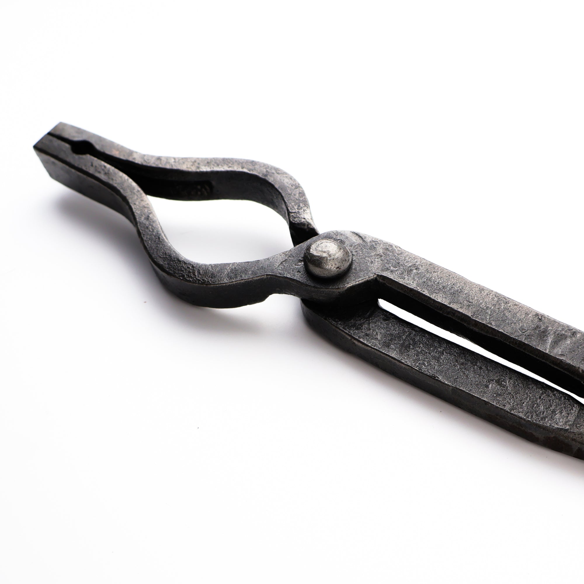 Blacksmith set of 3: Cross peen and rounding hammer with blacksmithing universal tongs