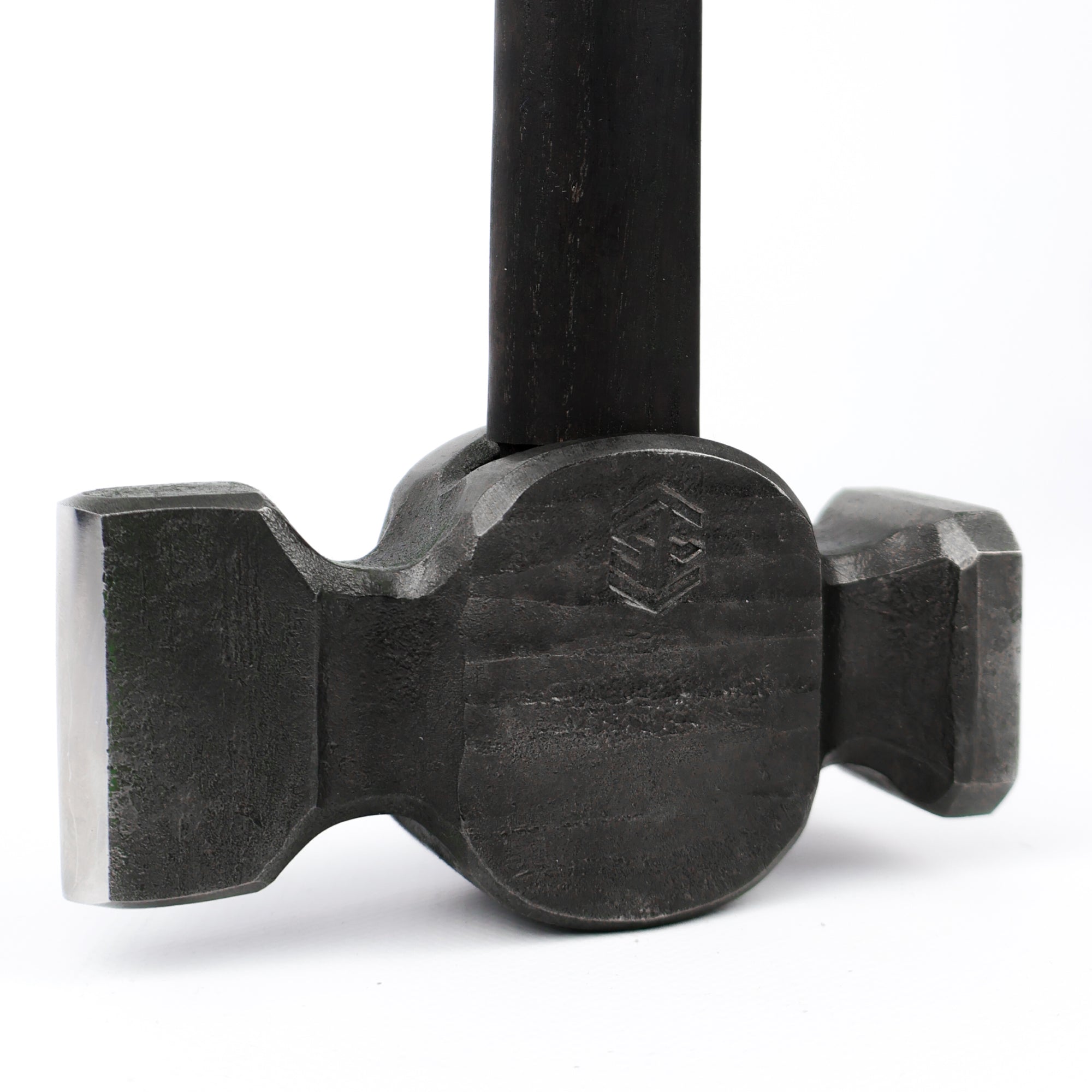 Blacksmith set: rounding hammer and straight peen hammer