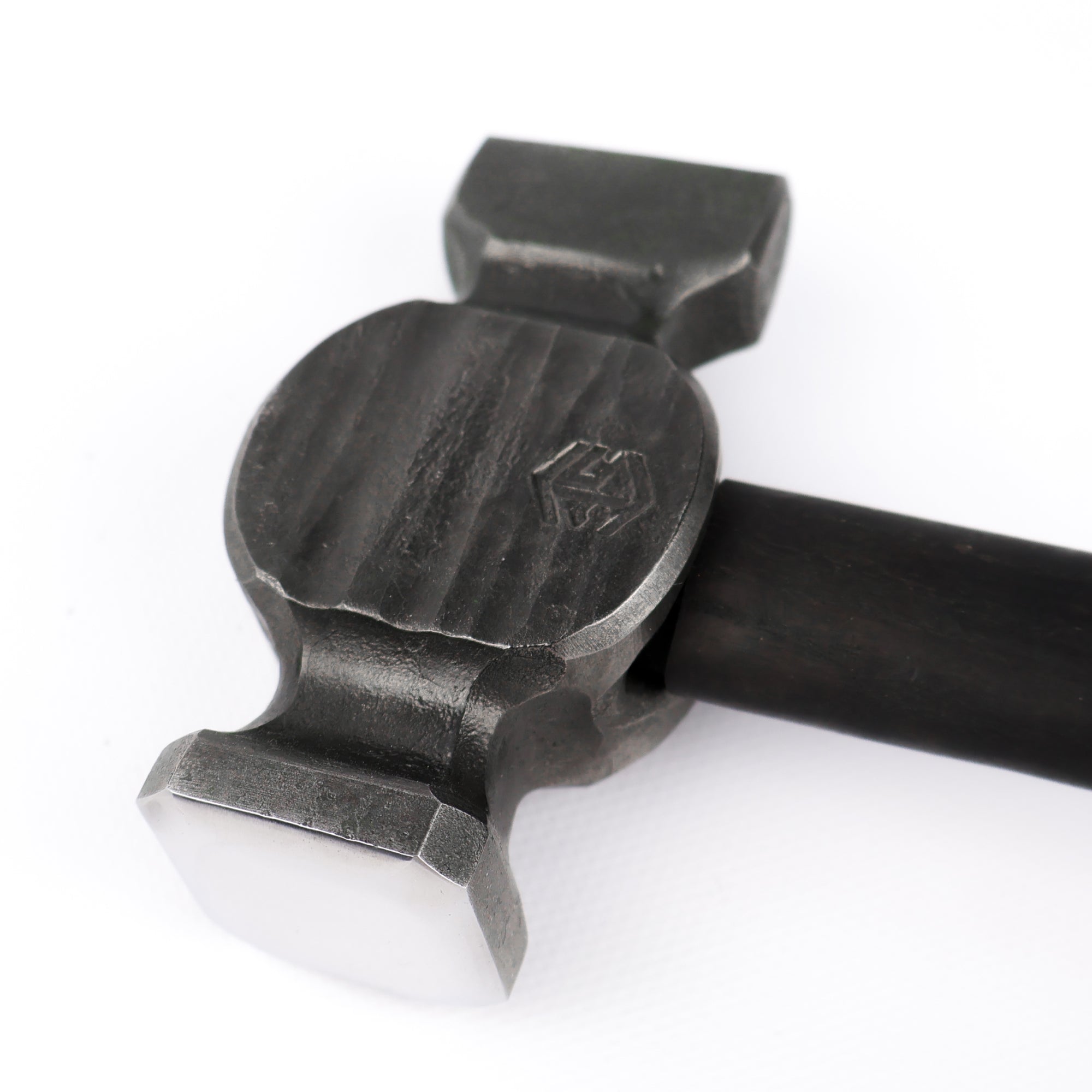 Blacksmith set: rounding hammer and straight peen hammer