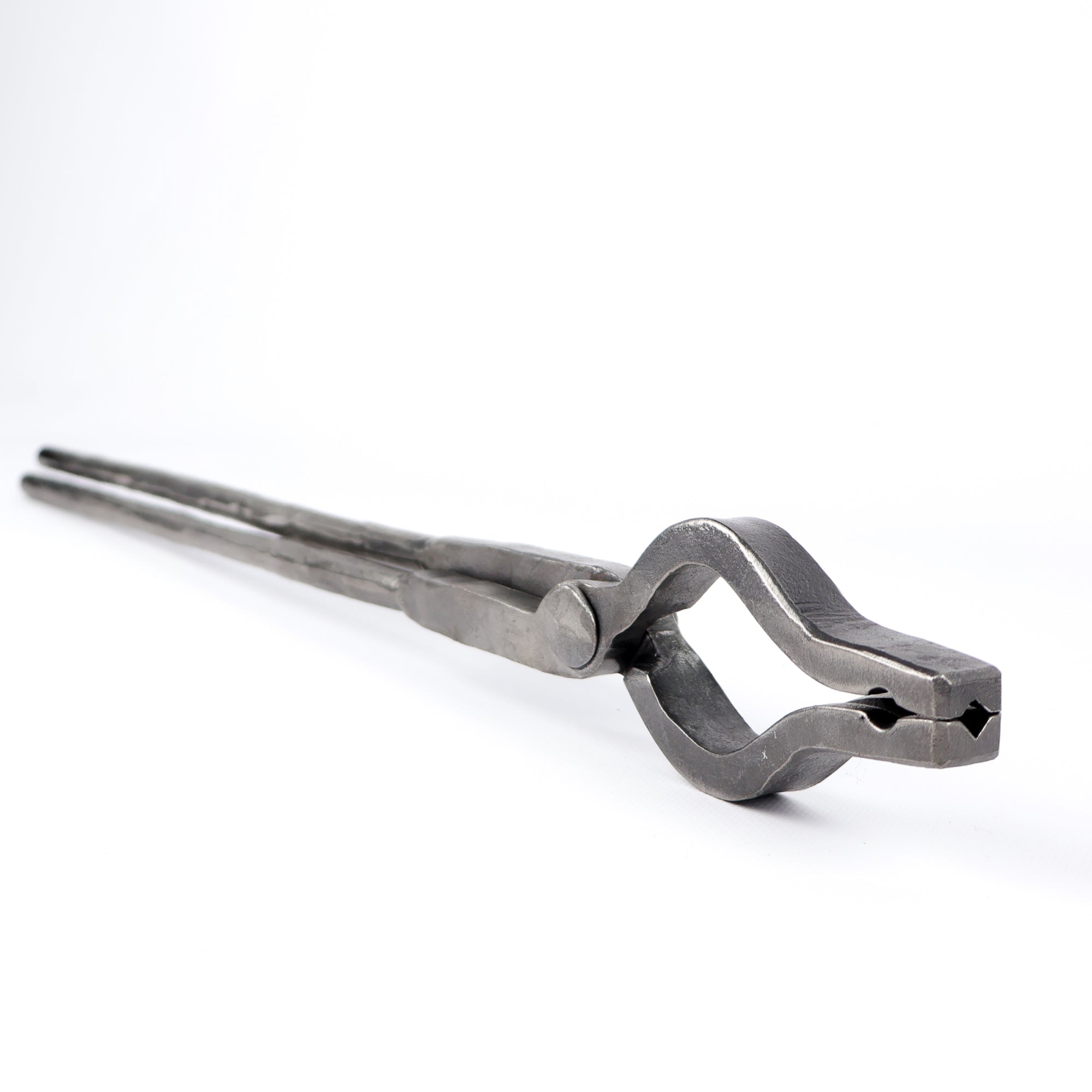 Blacksmith hammers set: cross peen, rounding, straight peen and blacksmithing universal tongs