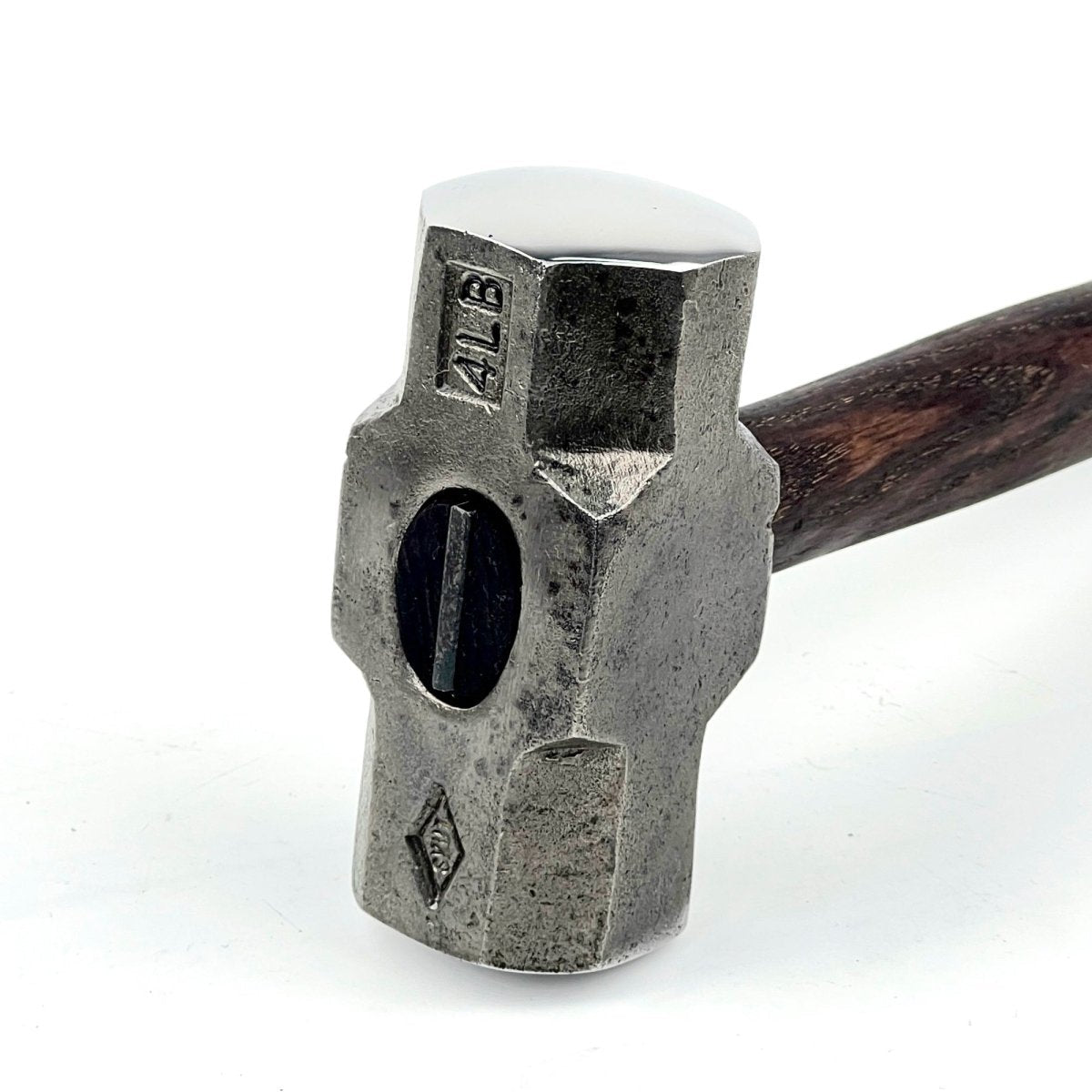Double headed round hammer with round flat faces - Blacksmiths flat sledge hammer - StrictBlacksmith