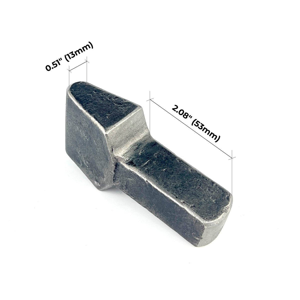 Hand forged blacksmith bottom fuller - Professional blacksmith anvil tool from AncientSmithy