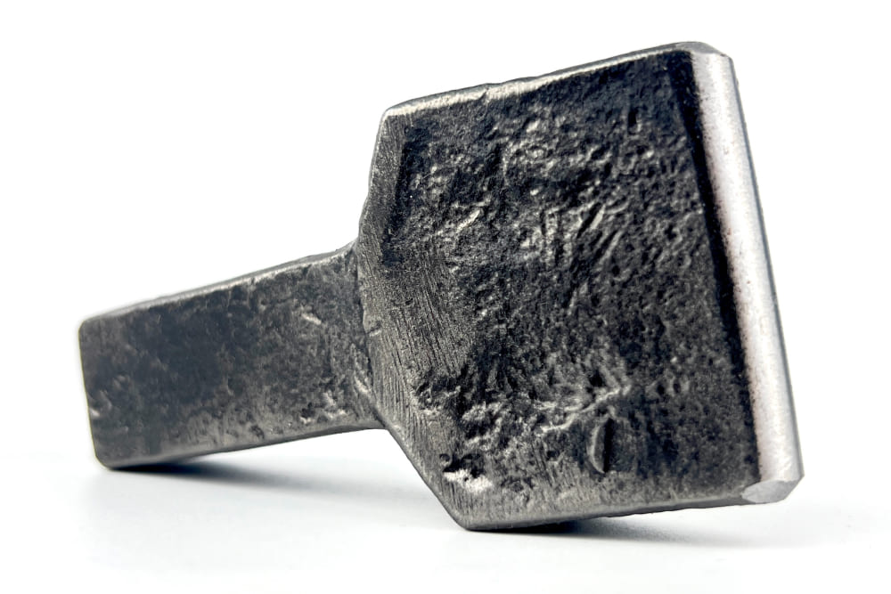 Hand forged blacksmith bottom fuller - Professional blacksmith anvil tool from AncientSmithy