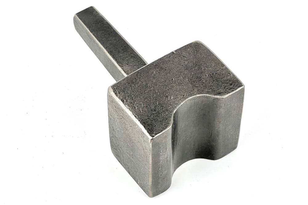 Hand-forged blacksmith bottom round swage - high-quality anvil tool from AncientSmithy