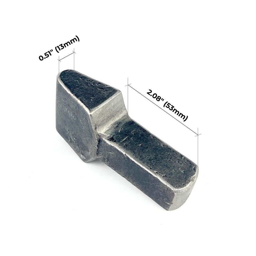 Hand Forged Blacksmithing Bottom Fuller - Professional Blacksmith Anvil Tool - StrictBlacksmith